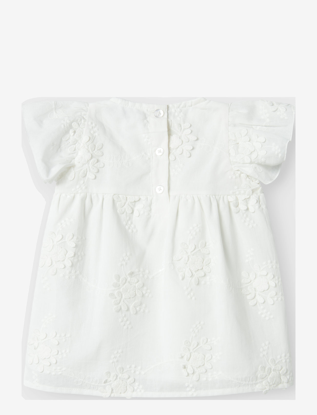 name it - NBFFASINE CAPSL DRESS - palaidinės ir tunikos - bright white - 1