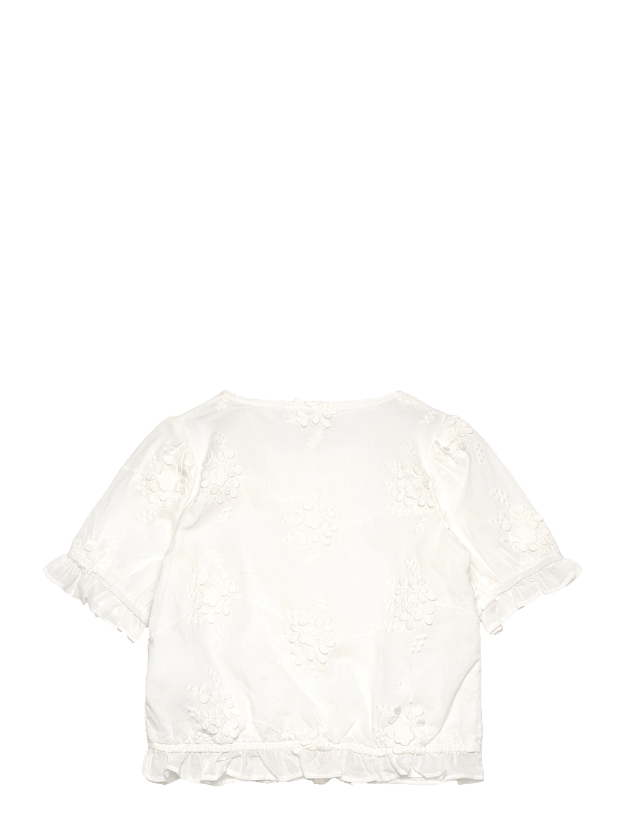 name it - NMFFASINE SS TOP - oberteile & t-shirts - bright white - 2