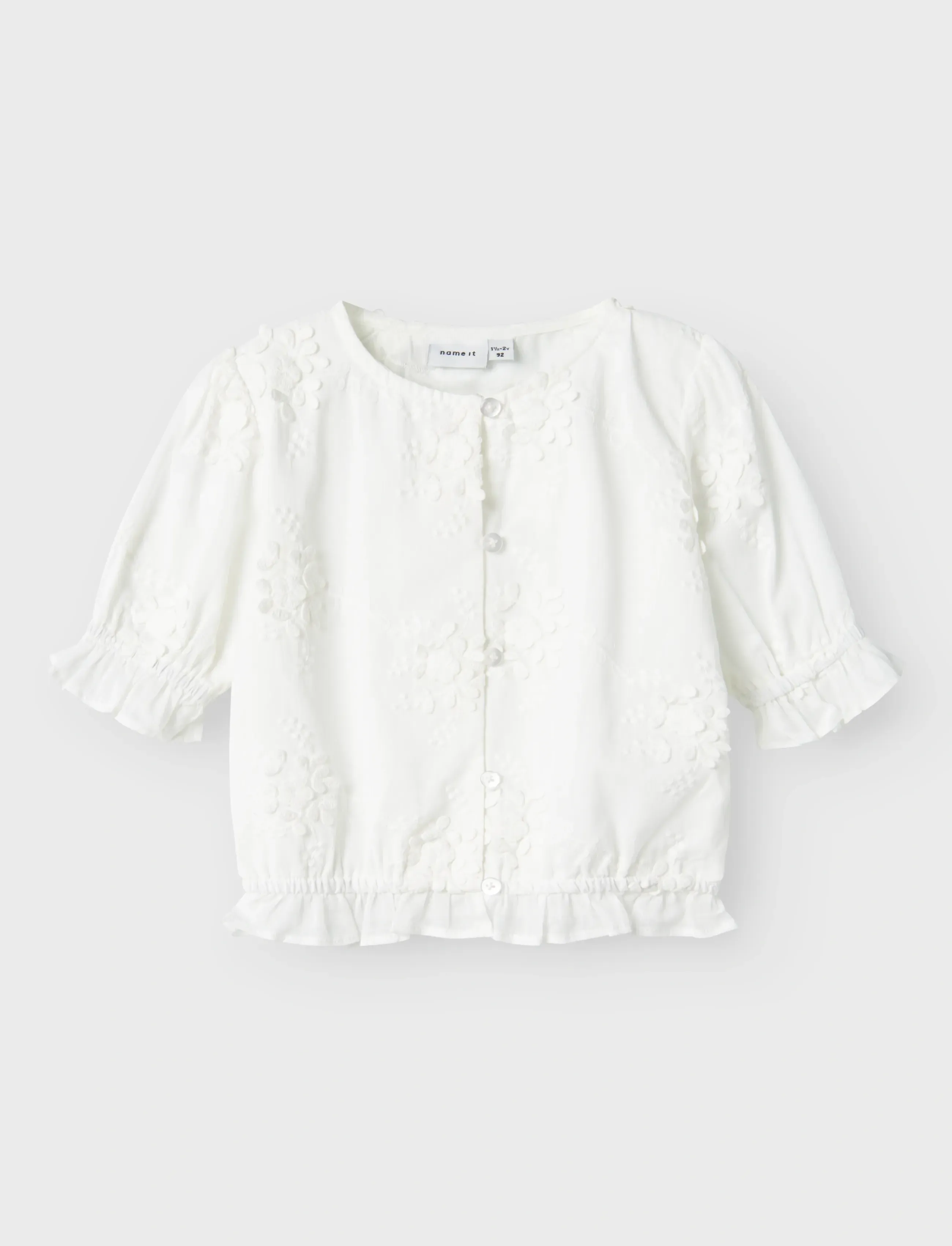 name it NMFFASINE SS TOP - Oberteile & T-Shirts - BRIGHT WHITE / white