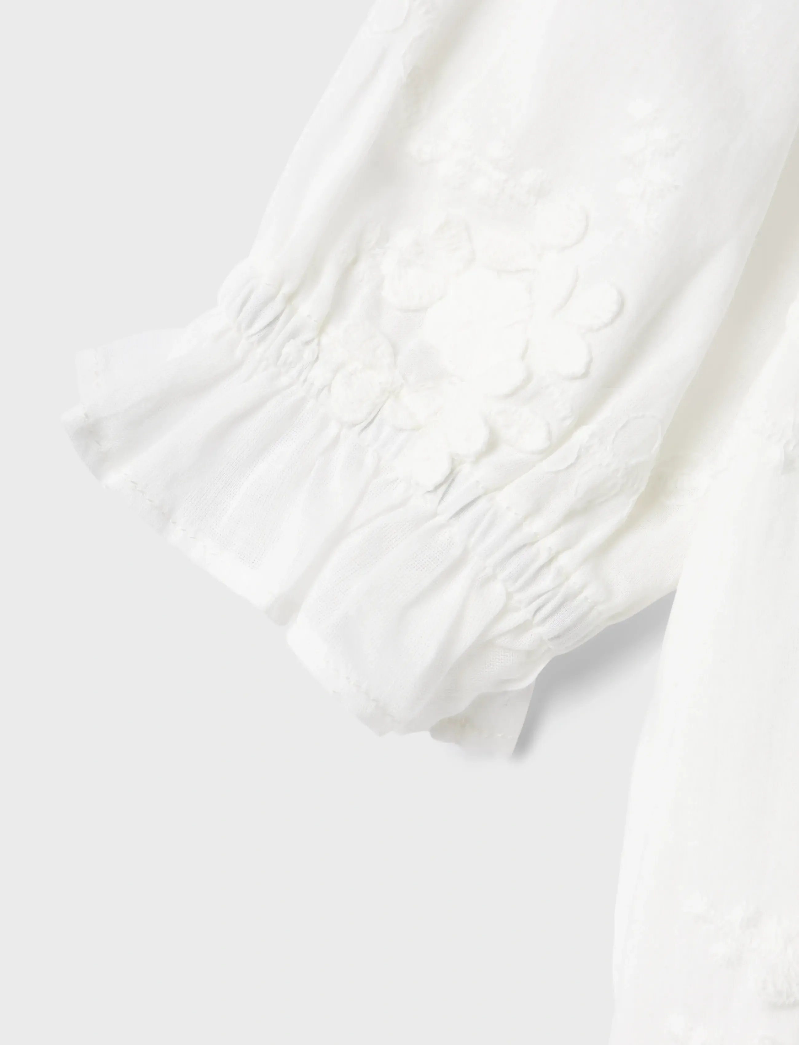 name it - NMFFASINE SS TOP - t-shirts - bright white - 3