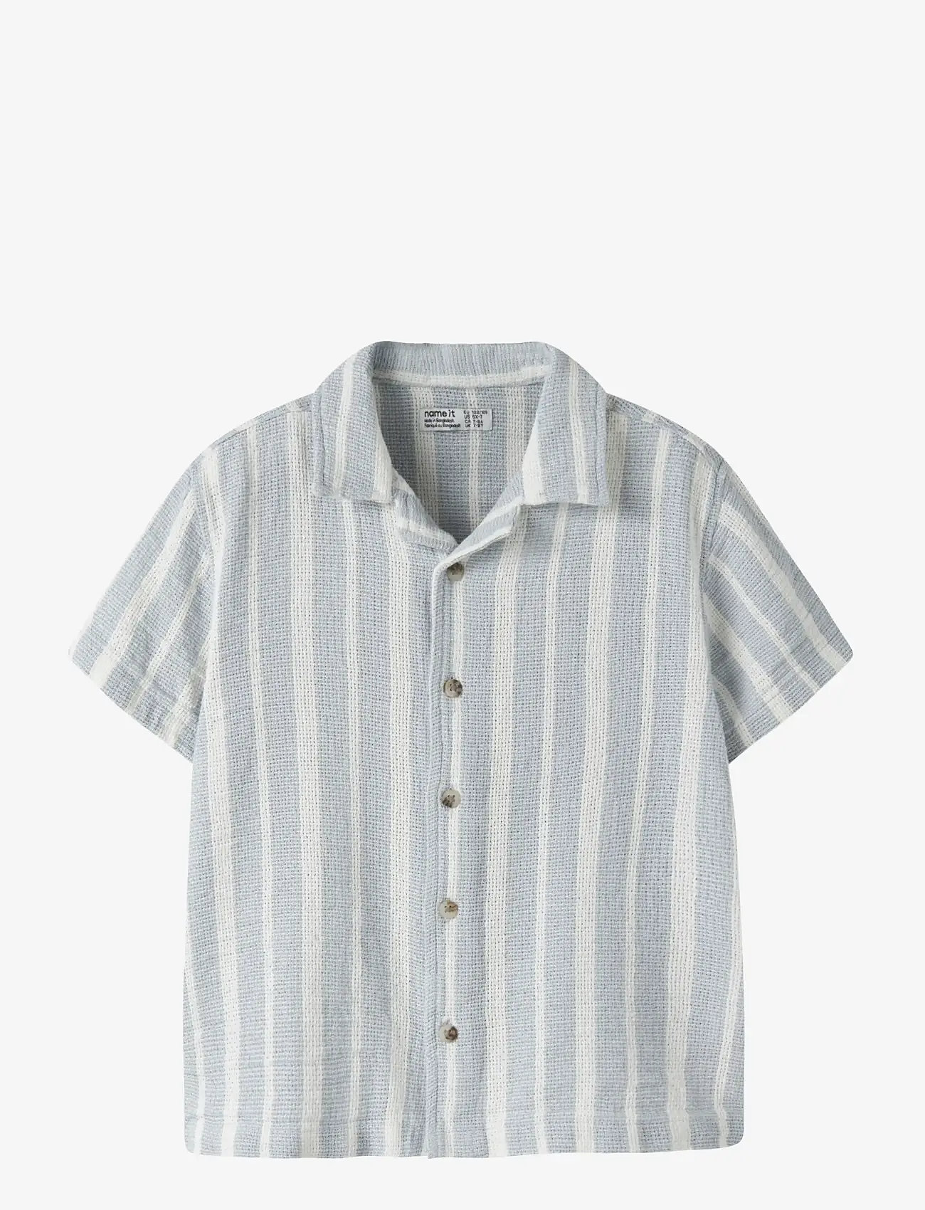 name it - NKMFOKO SS NREG SHIRT - lühikeste varrukatega särgid - blue fog - 0