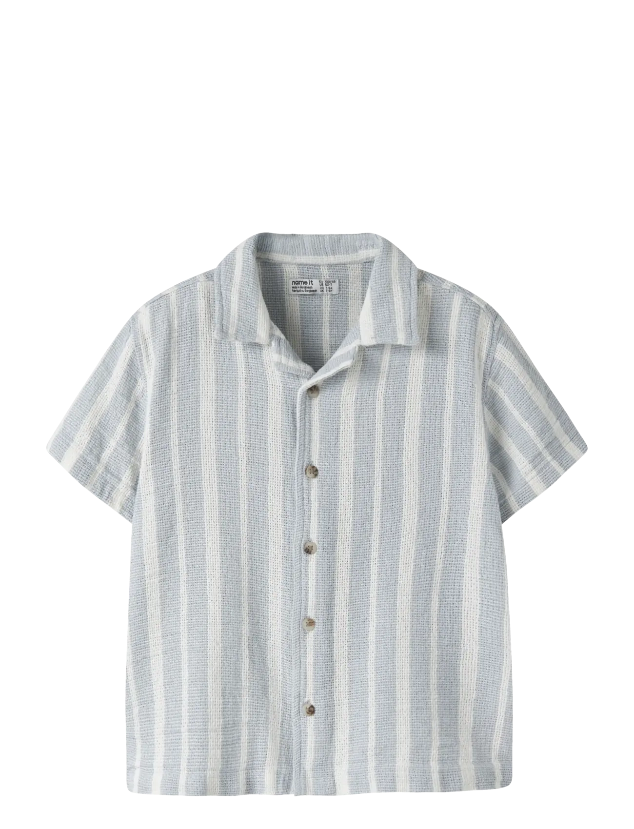 name it NKMFOKO SS NREG SHIRT - Skjorter - BLUE FOG / multi
