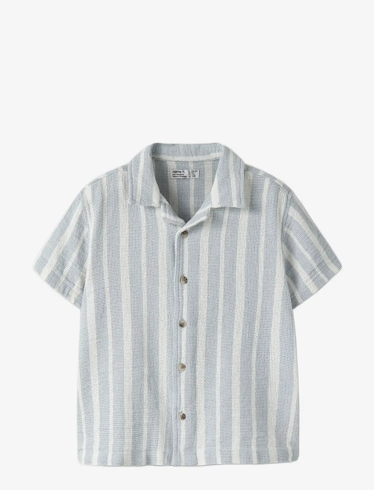 name it - NKMFOKO SS NREG SHIRT - lühikeste varrukatega särgid - blue fog - 2