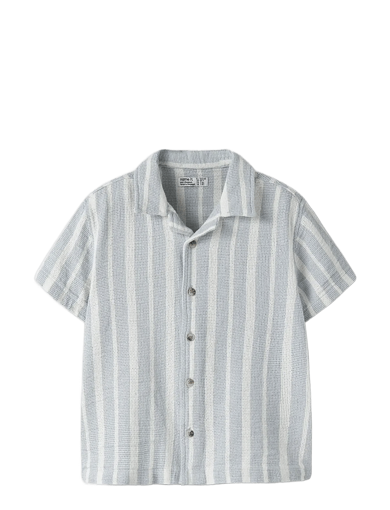 name it - NKMFOKO SS NREG SHIRT - lühikeste varrukatega särgid - blue fog - 2