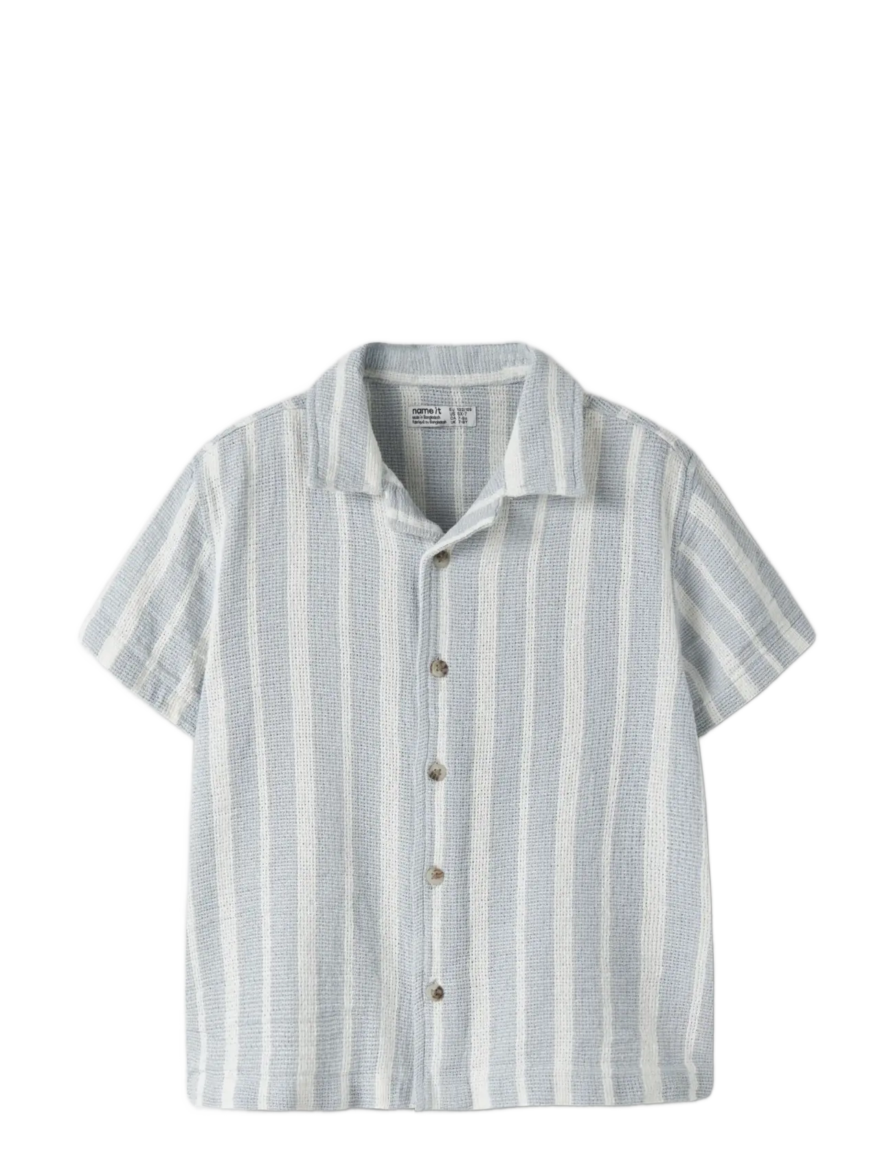 name it - NKMFOKO SS NREG SHIRT - kurzärmlige hemden - blue fog - 2