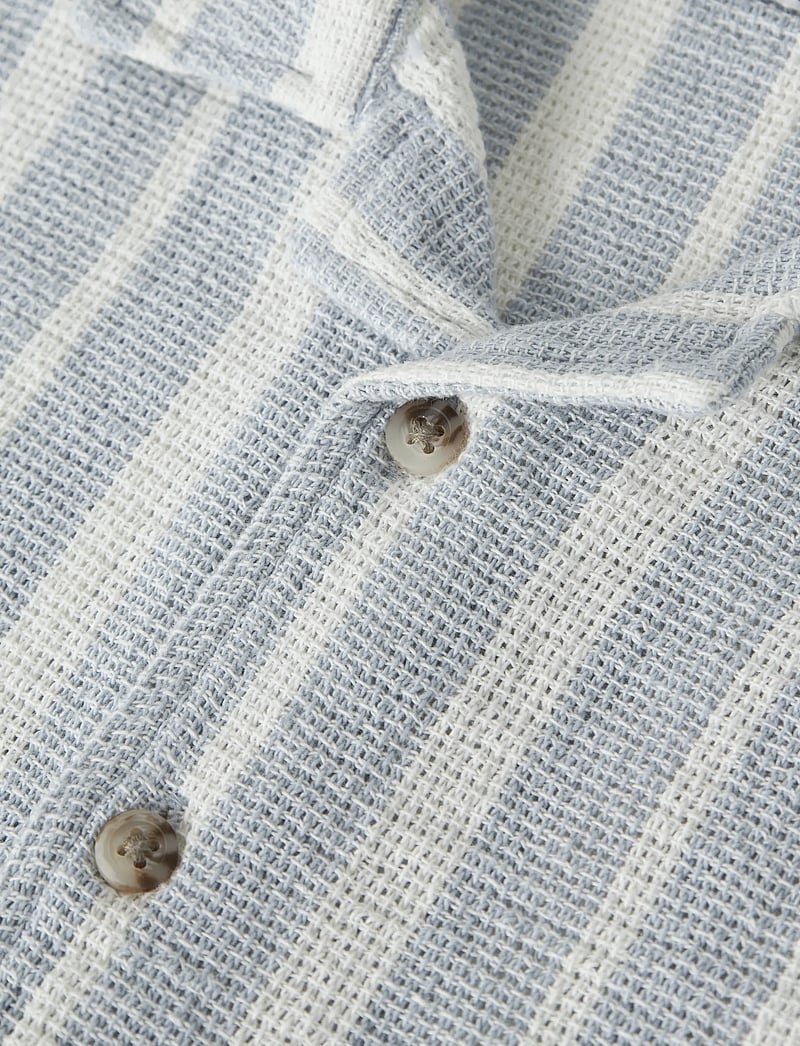 name it - NKMFOKO SS NREG SHIRT - lühikeste varrukatega särgid - blue fog - 3