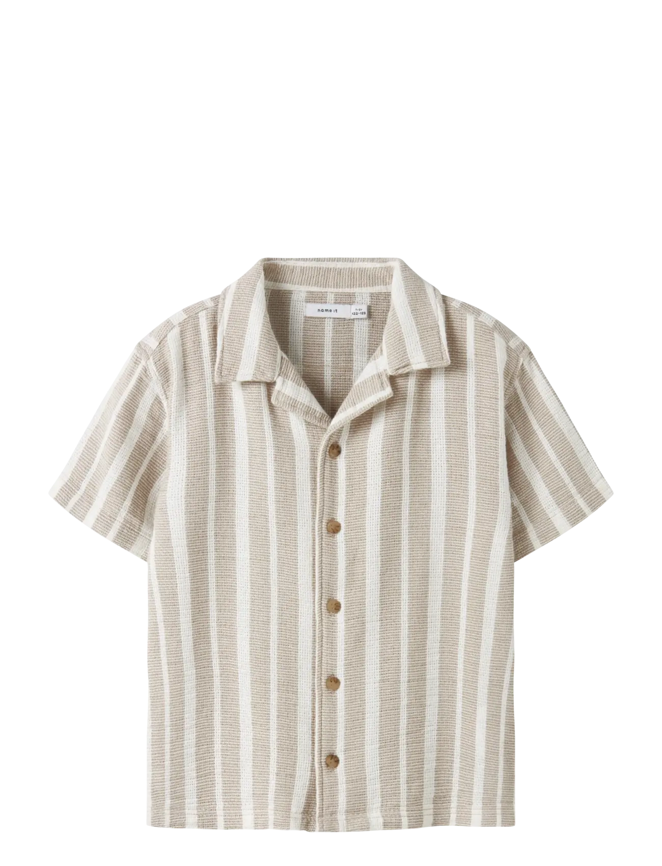 name it NKMFOKO SS NREG SHIRT - Skjorter - CHATEAU GRAY / multi