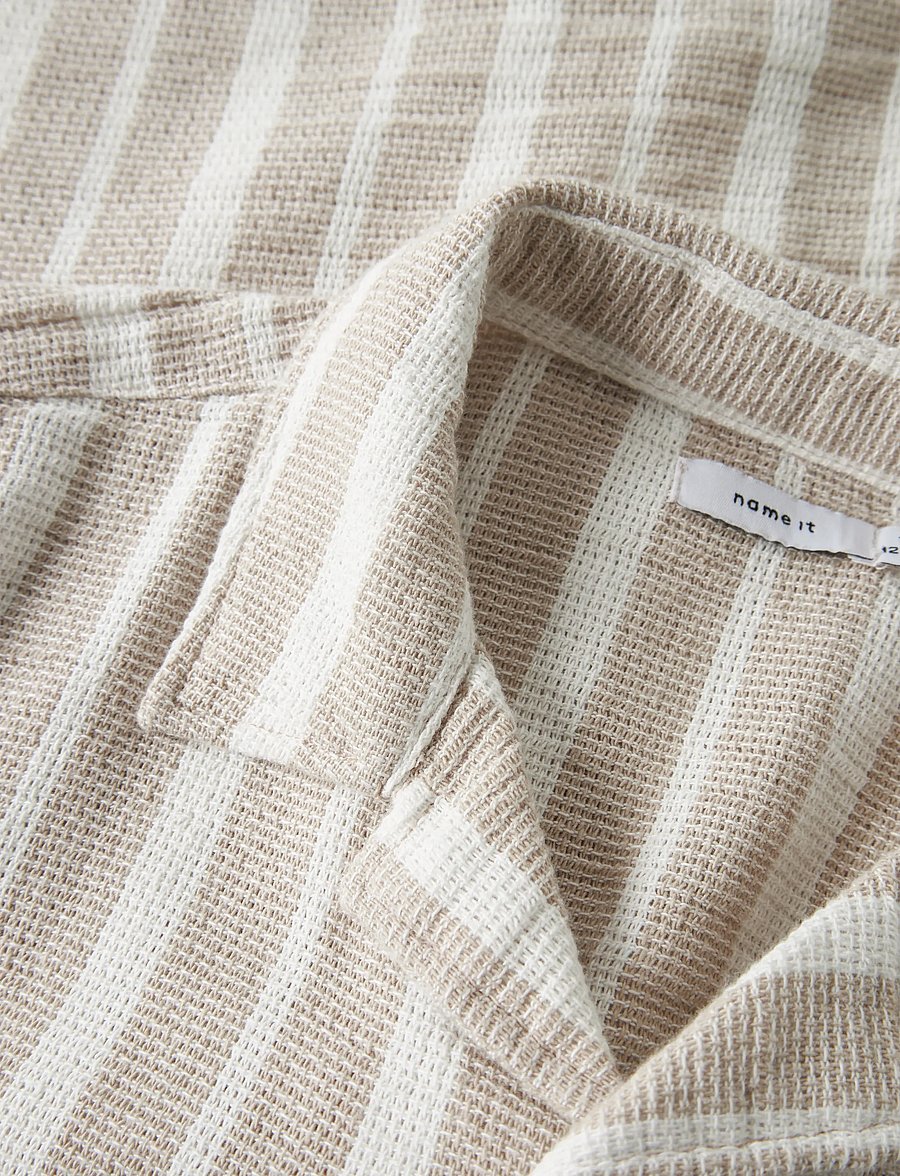 name it - NKMFOKO SS NREG SHIRT - lühikeste varrukatega särgid - chateau gray - 4