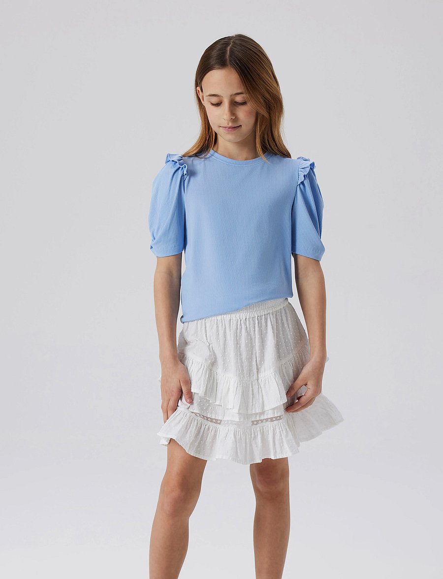 name it - NKFFATIDIAS SKIRT - kurze röcke - bright white - 2