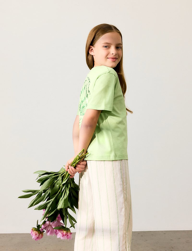 name it - NKFFIZTEKS WIDE PANT - bukser - arcadian green - 2