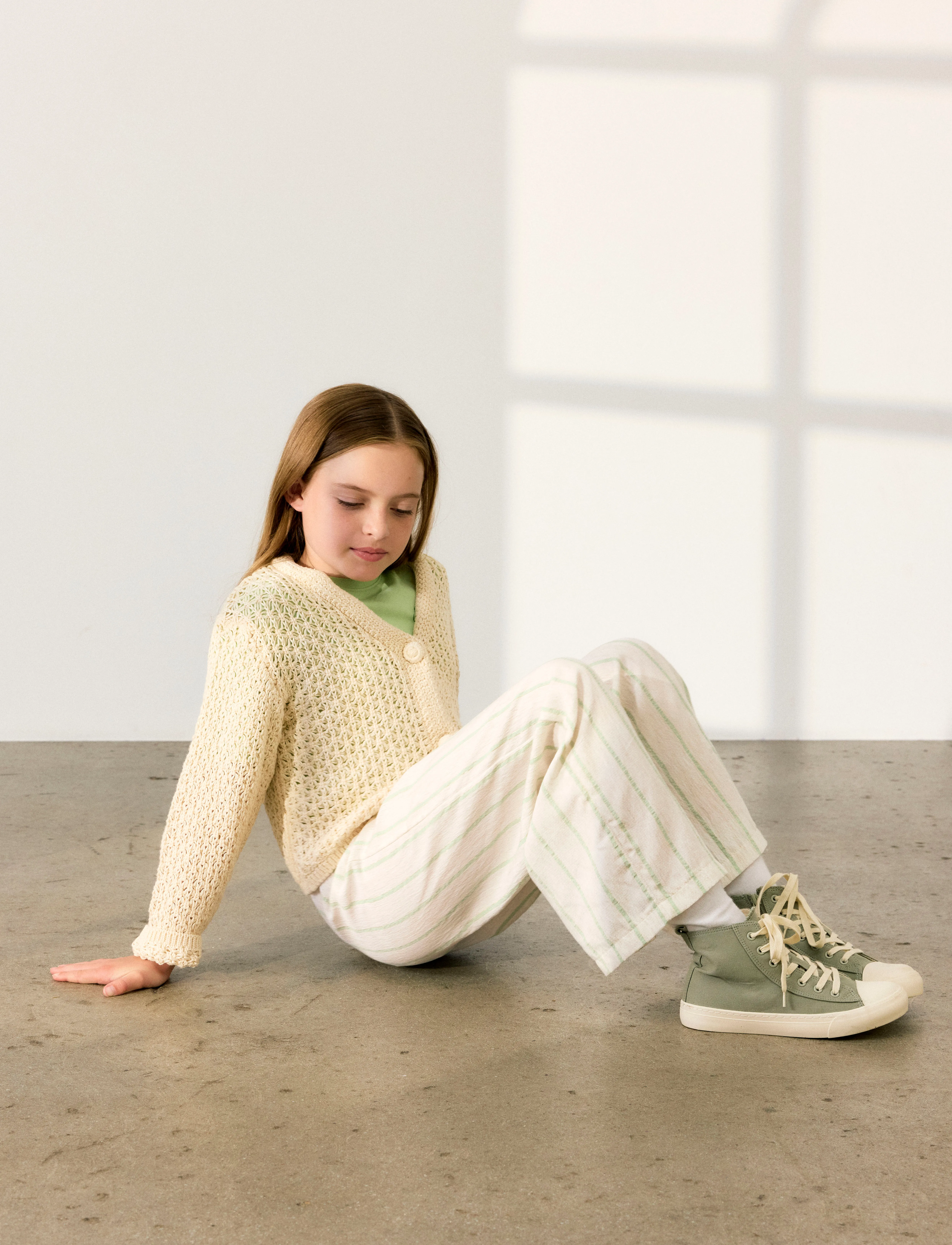 name it - NKFFIZTEKS WIDE PANT - gode sommertilbud - arcadian green - 3