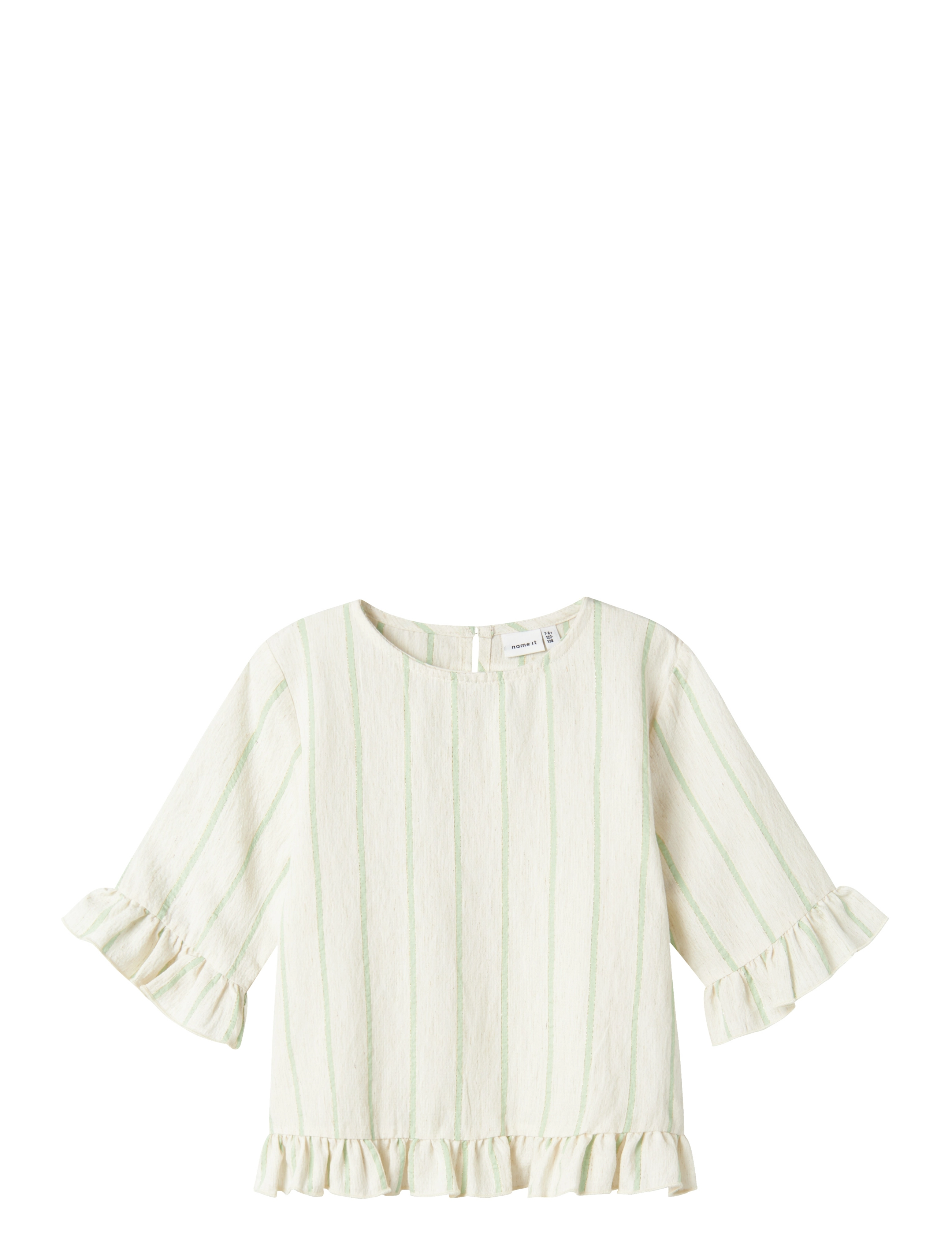 name it NKFFIZTEKS TOP - Blusen & Tuniken - ARCADIAN GREEN / white