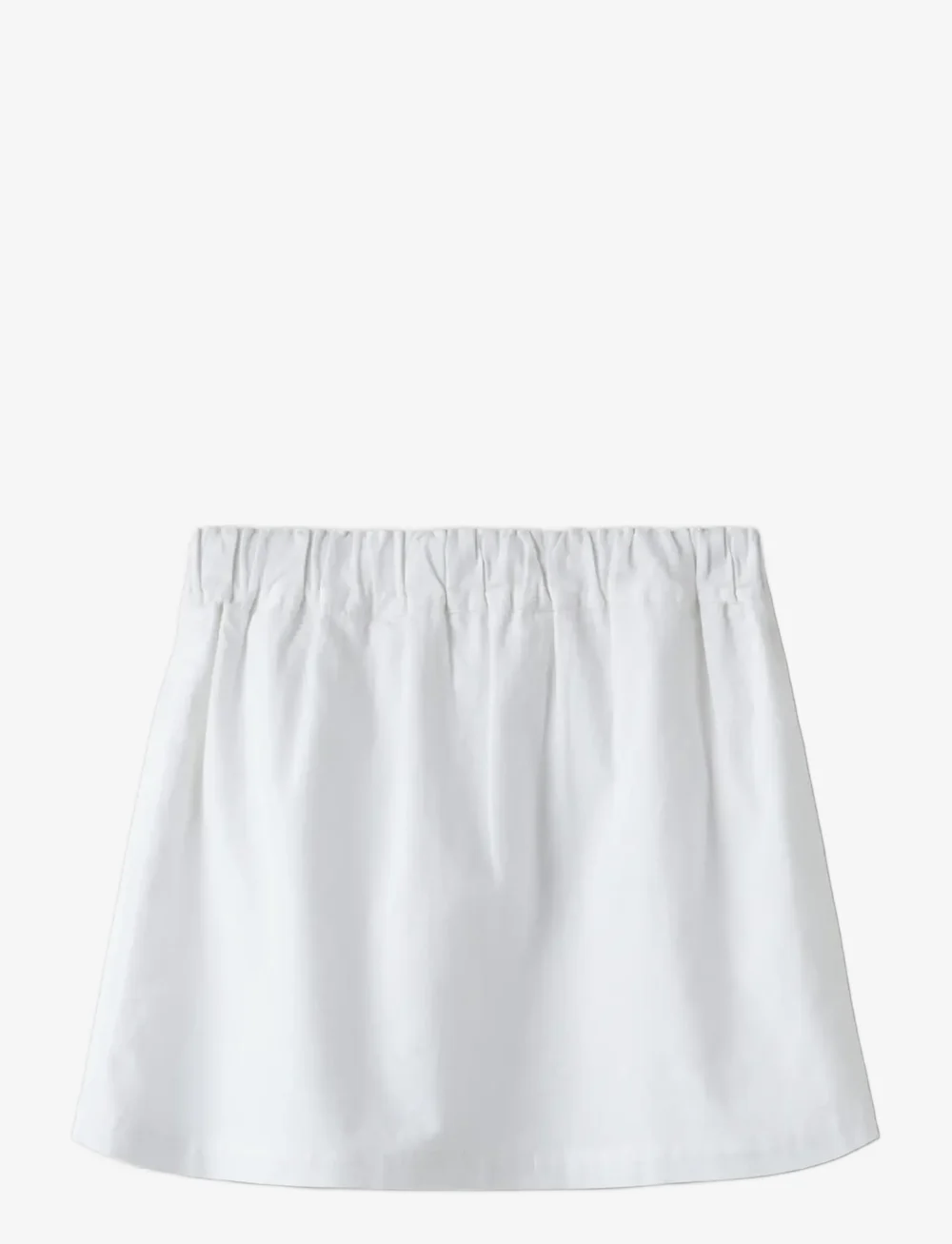 name it - NKFFALINNEN SKIRT - kurze röcke - bright white - 1