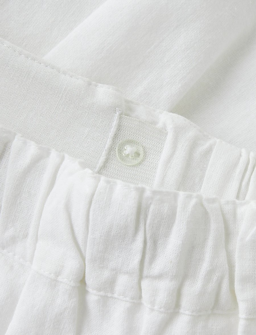 name it - NKFFALINNEN SKIRT - trumpi sijonai - bright white - 2