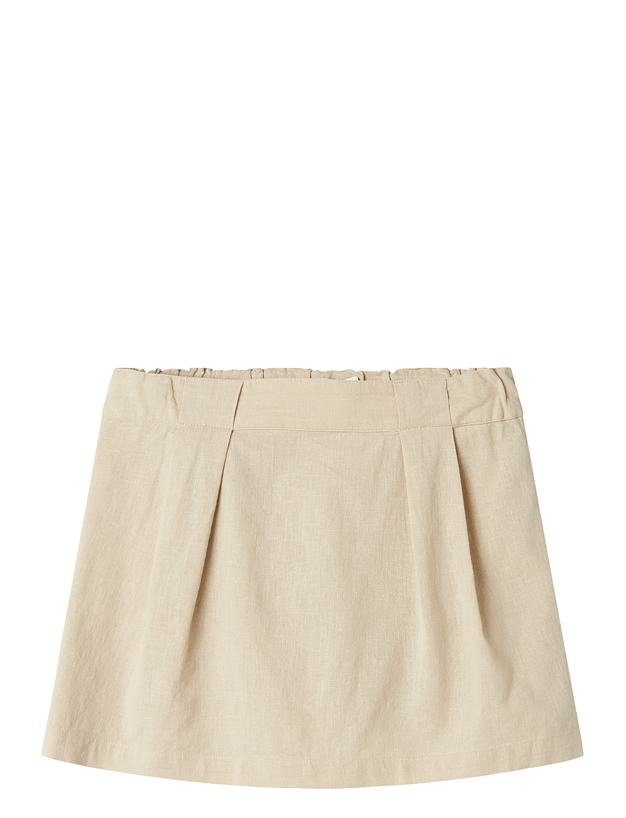 name it - NKFFALINNEN SKIRT - kurze röcke - peyote - 1