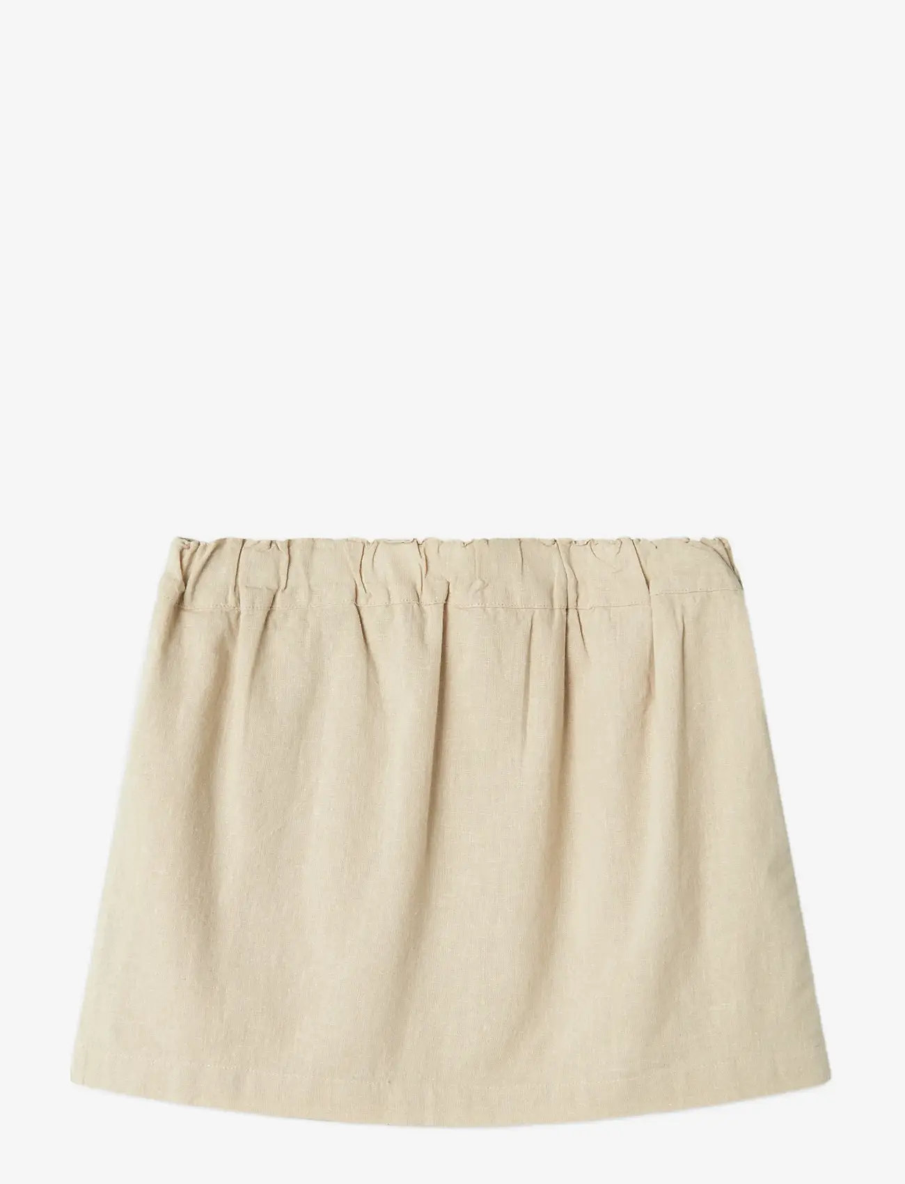 name it - NKFFALINNEN SKIRT - kurze röcke - peyote - 2