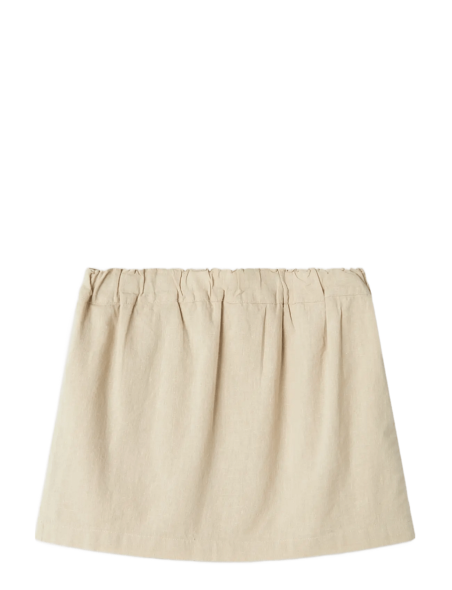 name it - NKFFALINNEN SKIRT - kurze röcke - peyote - 2