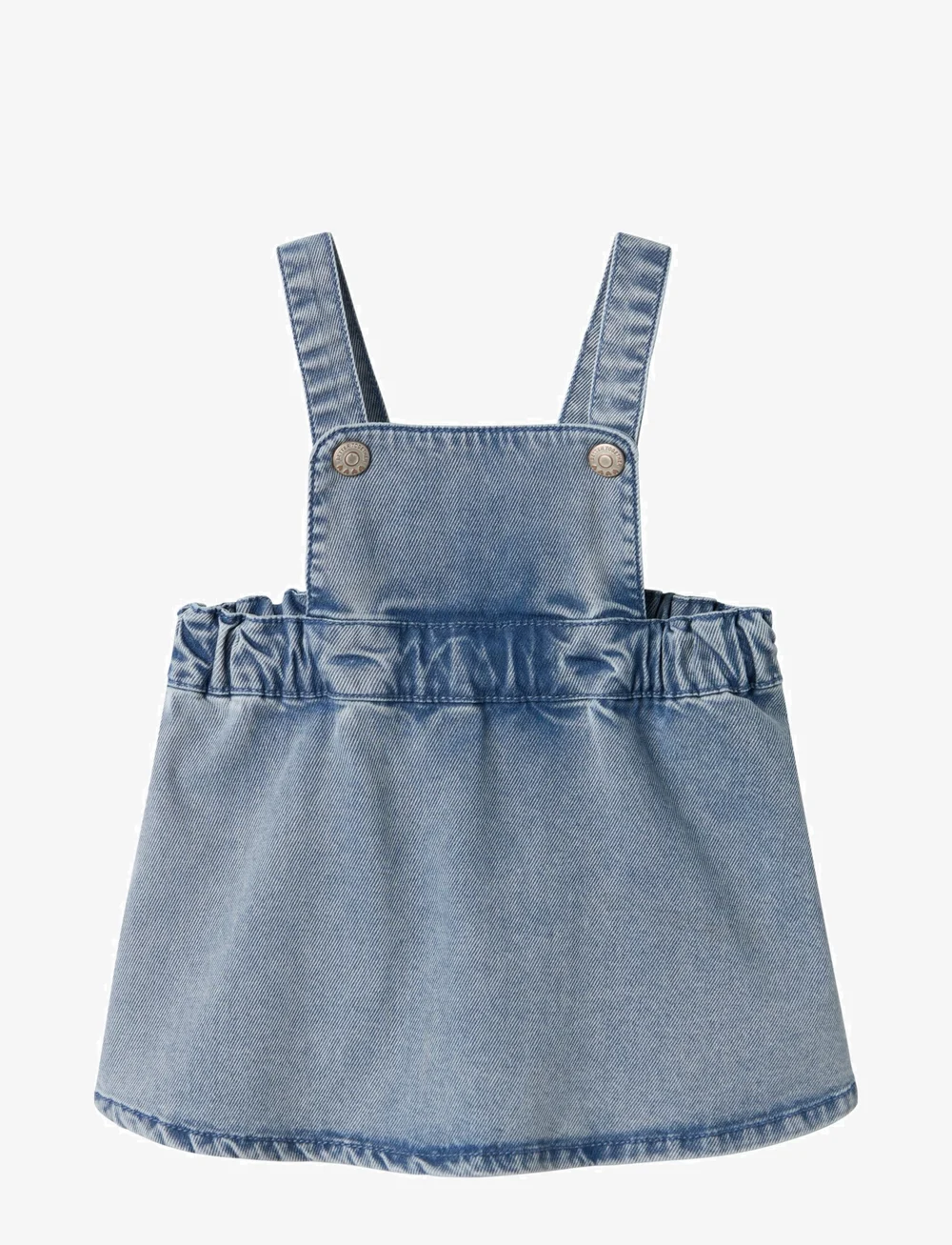 name it - NBFFELIA DNM SKIRTALL 4325-YB D - hängselklänningar - light blue denim - 0