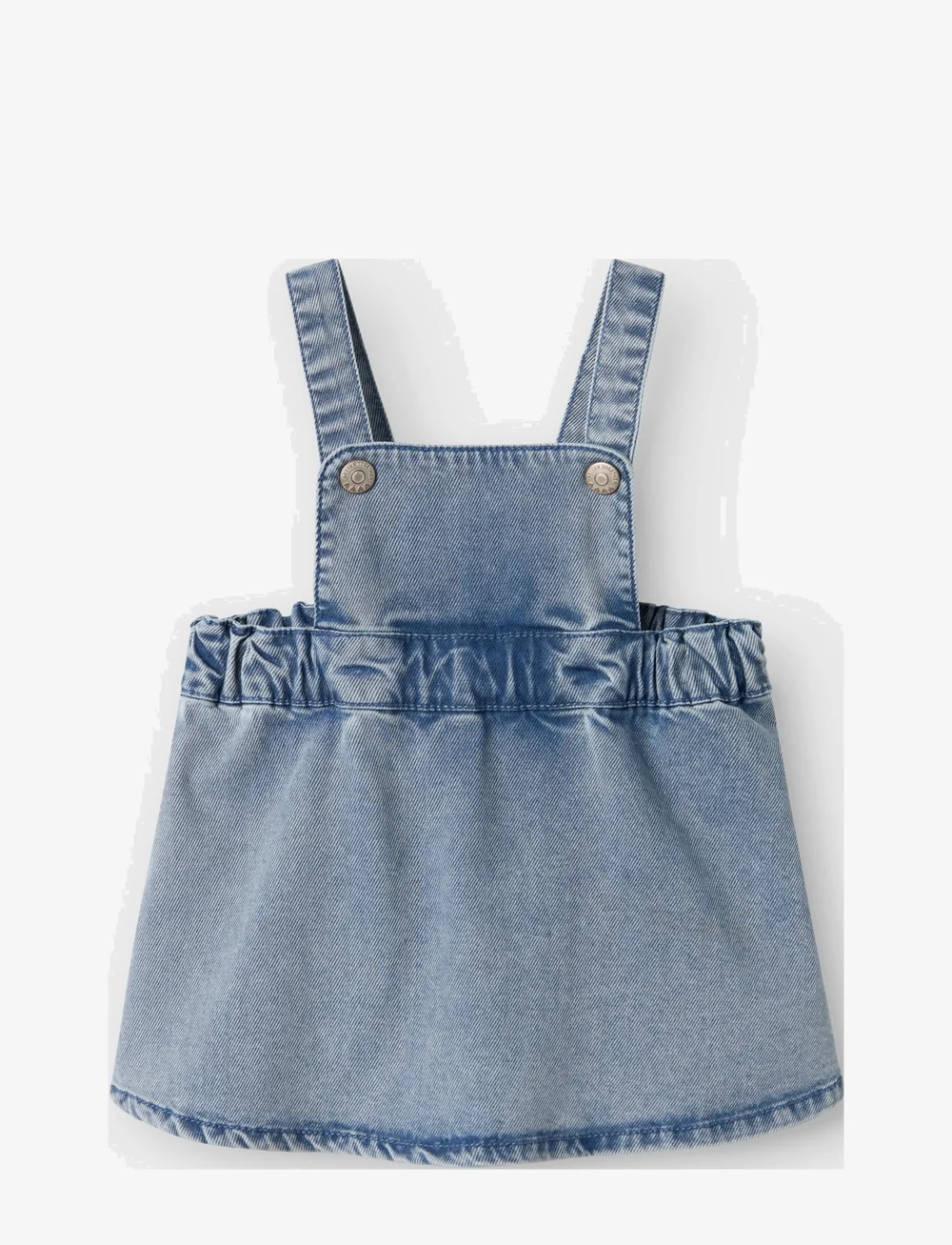 name it - NBFFELIA DNM SKIRTALL 4325-YB D - hängselklänningar - light blue denim - 2