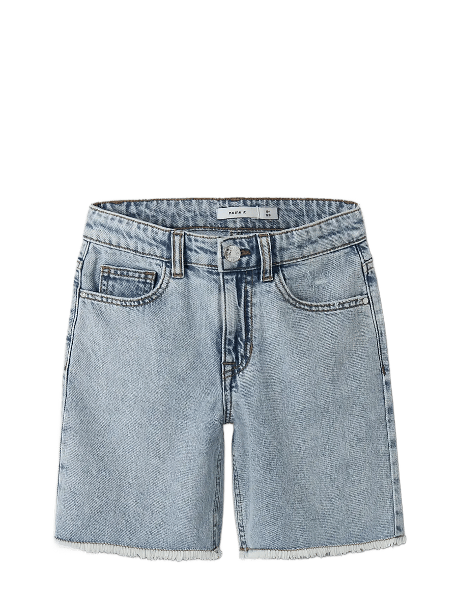 name it - NKFBELLA HW DNM L SHORTS 1488-BE NOOS - denimshorts - light blue bleached denim - 2