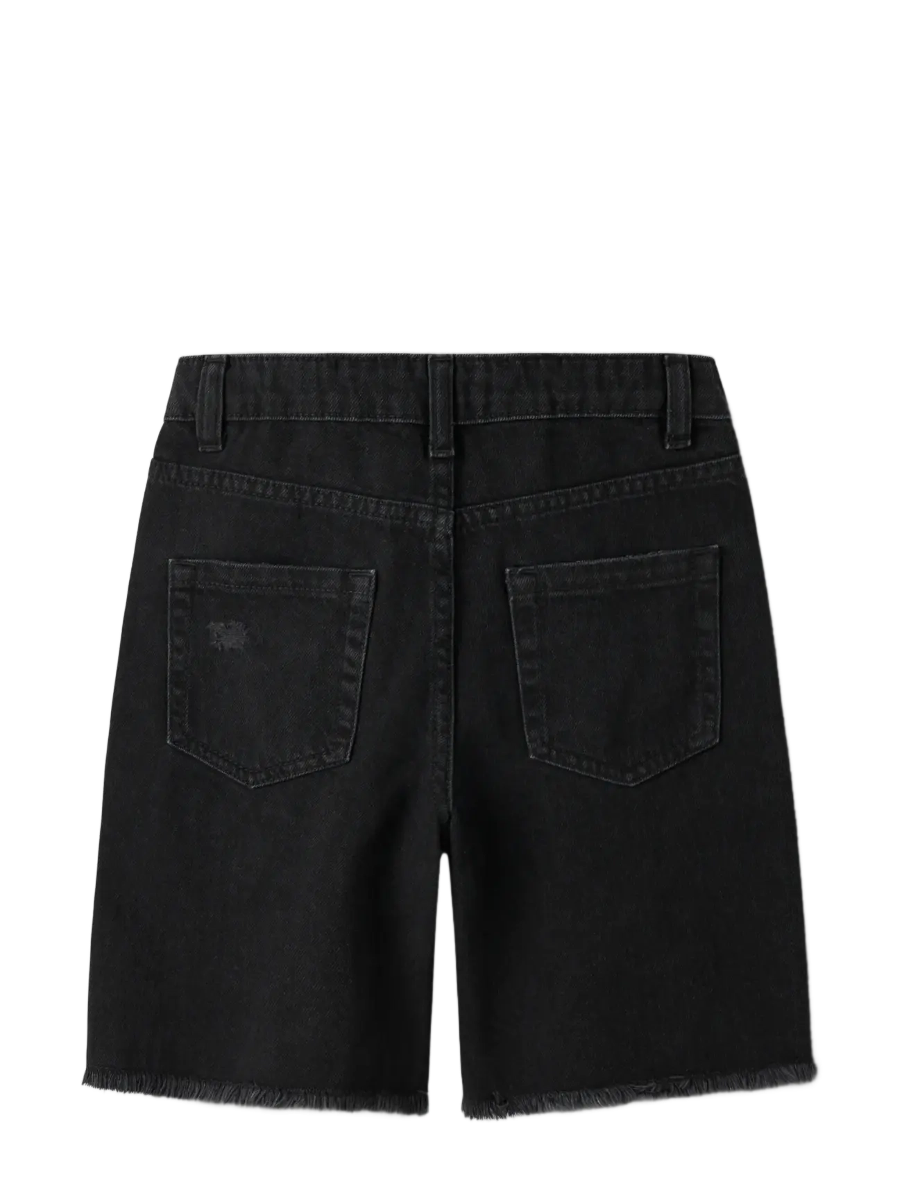 name it - NKFBELLA HW DNM L SHORTS 1488-BE NOOS - jeansshorts - black denim - 1