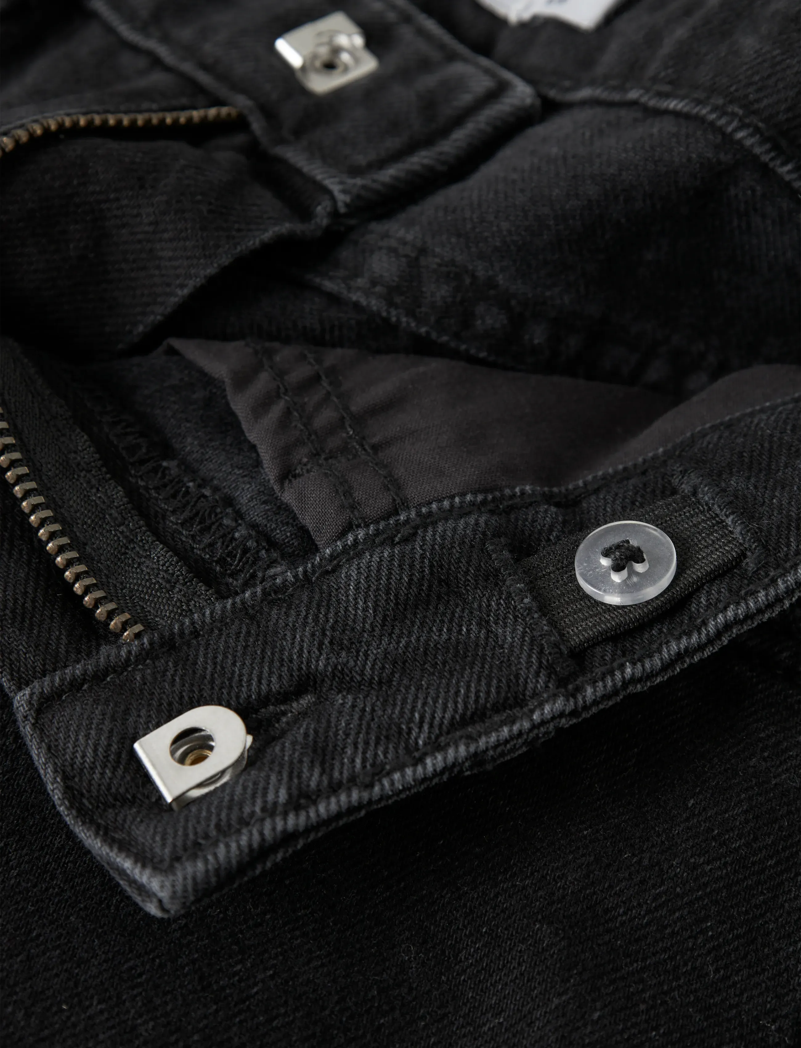 name it - NKFBELLA HW DNM L SHORTS 1488-BE NOOS - jeansshorts - black denim - 4