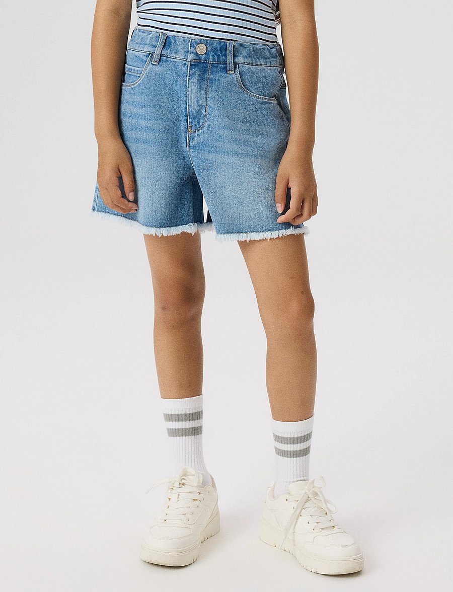 name it - NKFBELLA HW DNM L SHORTS 1488-BE NOOS - denimshorts - medium blue denim - 3
