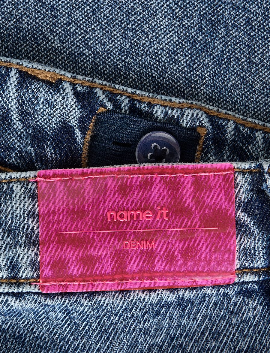 name it - NKFBELLA HW WIDE DNM SHORTS 1488-BE NOOS - jeansshorts - medium blue denim - 2