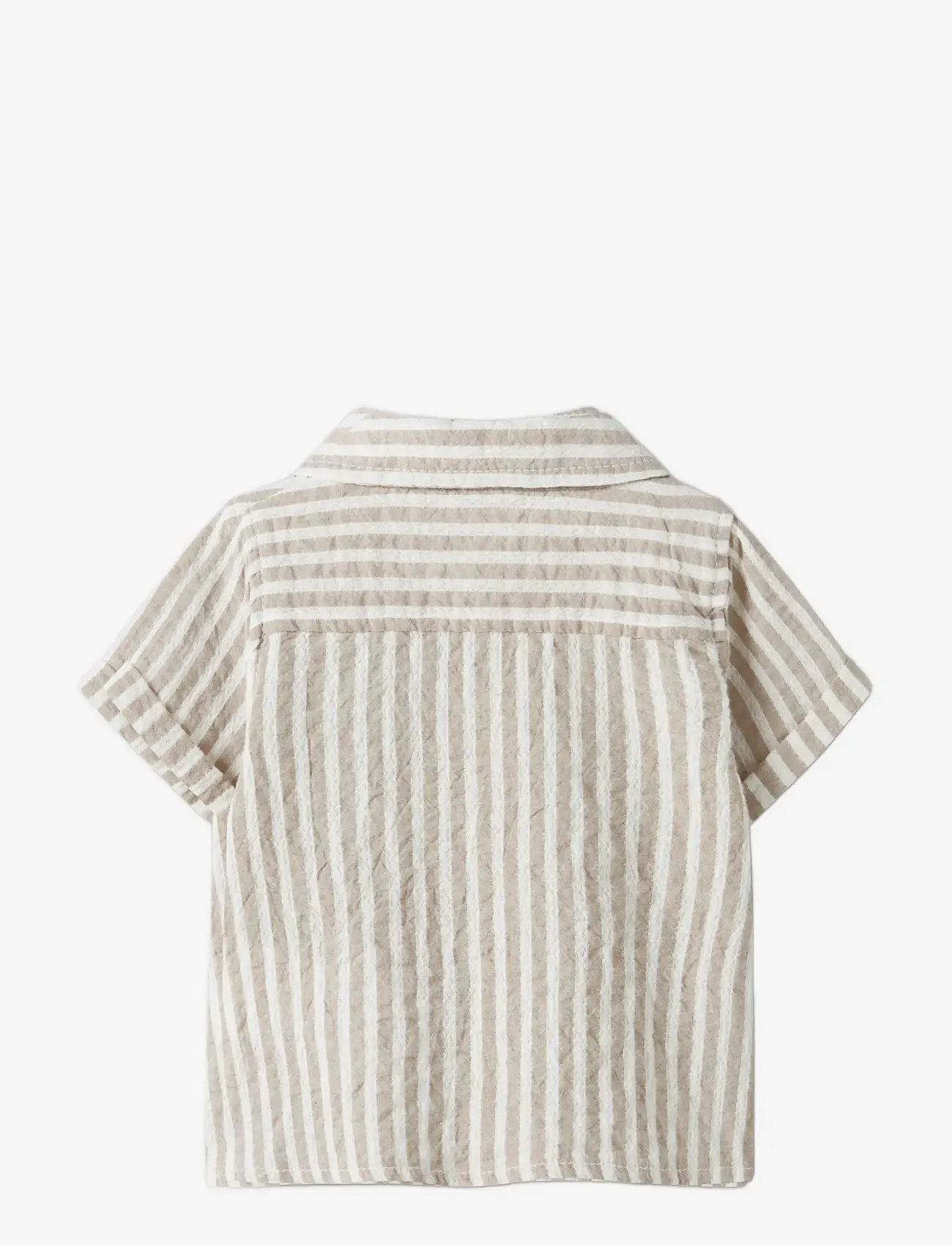 name it - NBMFEDENIS SS SHIRT - kortærmede skjorter - chateau gray - 1