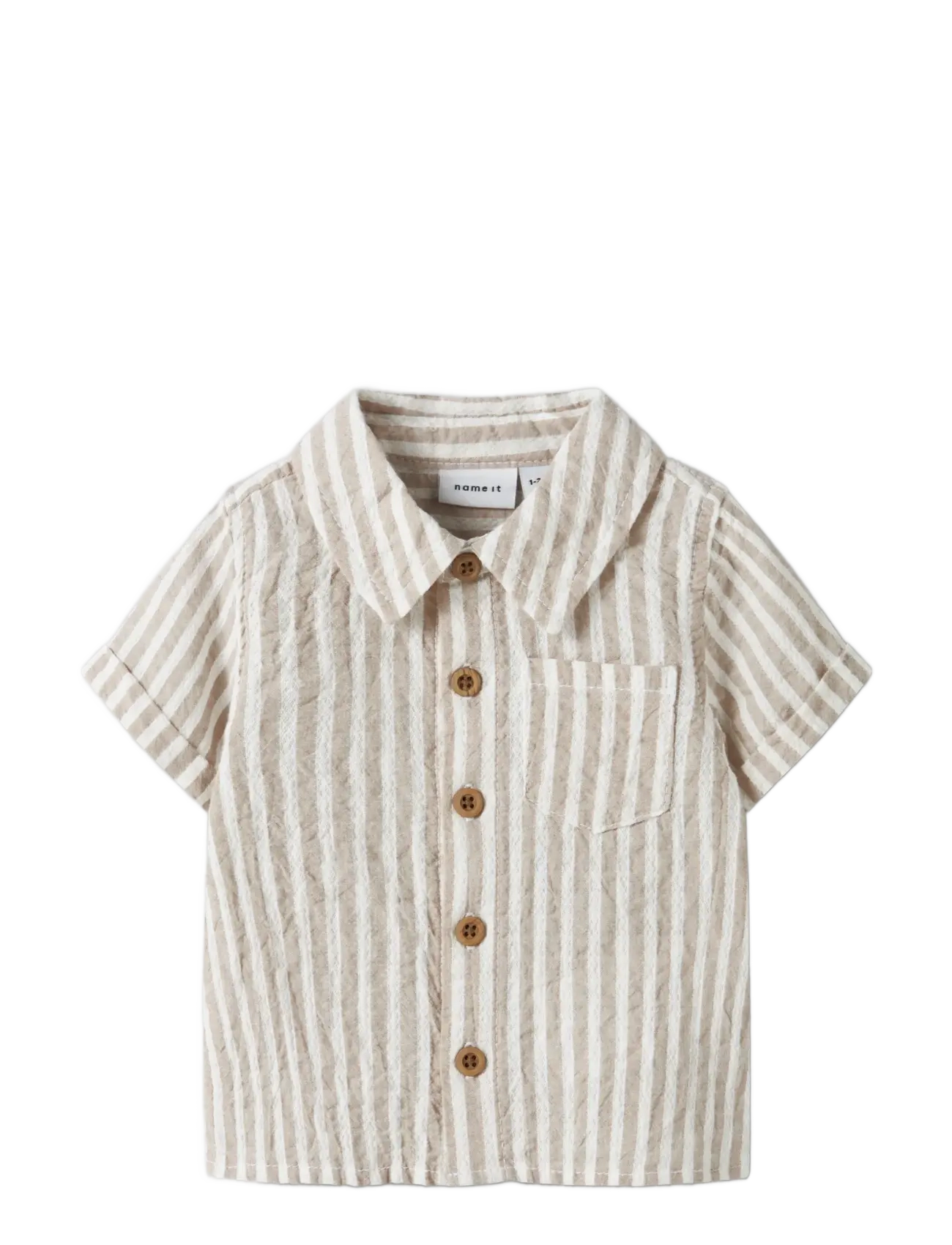name it - NBMFEDENIS SS SHIRT - skjorter - chateau gray - 2