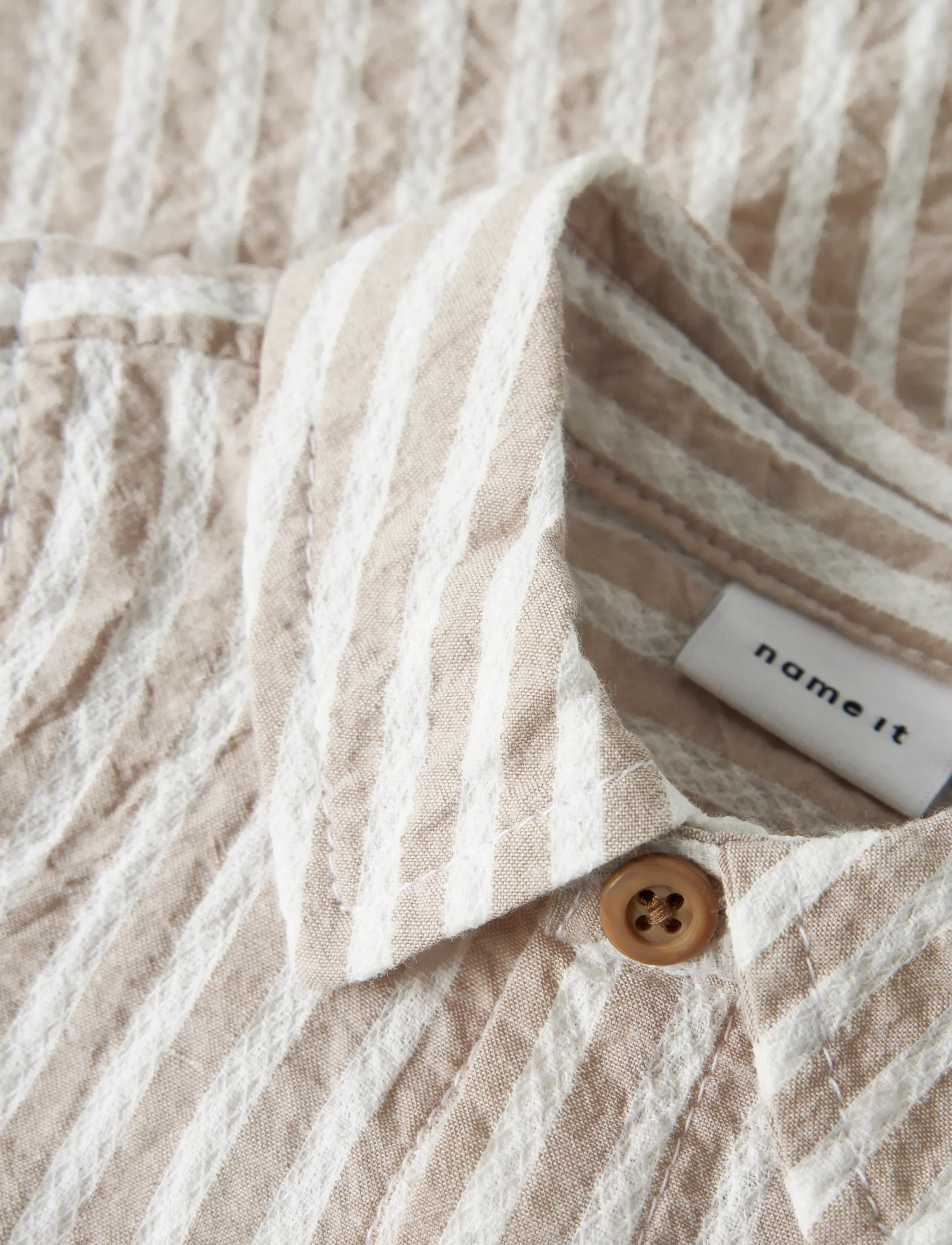 name it - NBMFEDENIS SS SHIRT - skjorter - chateau gray - 4