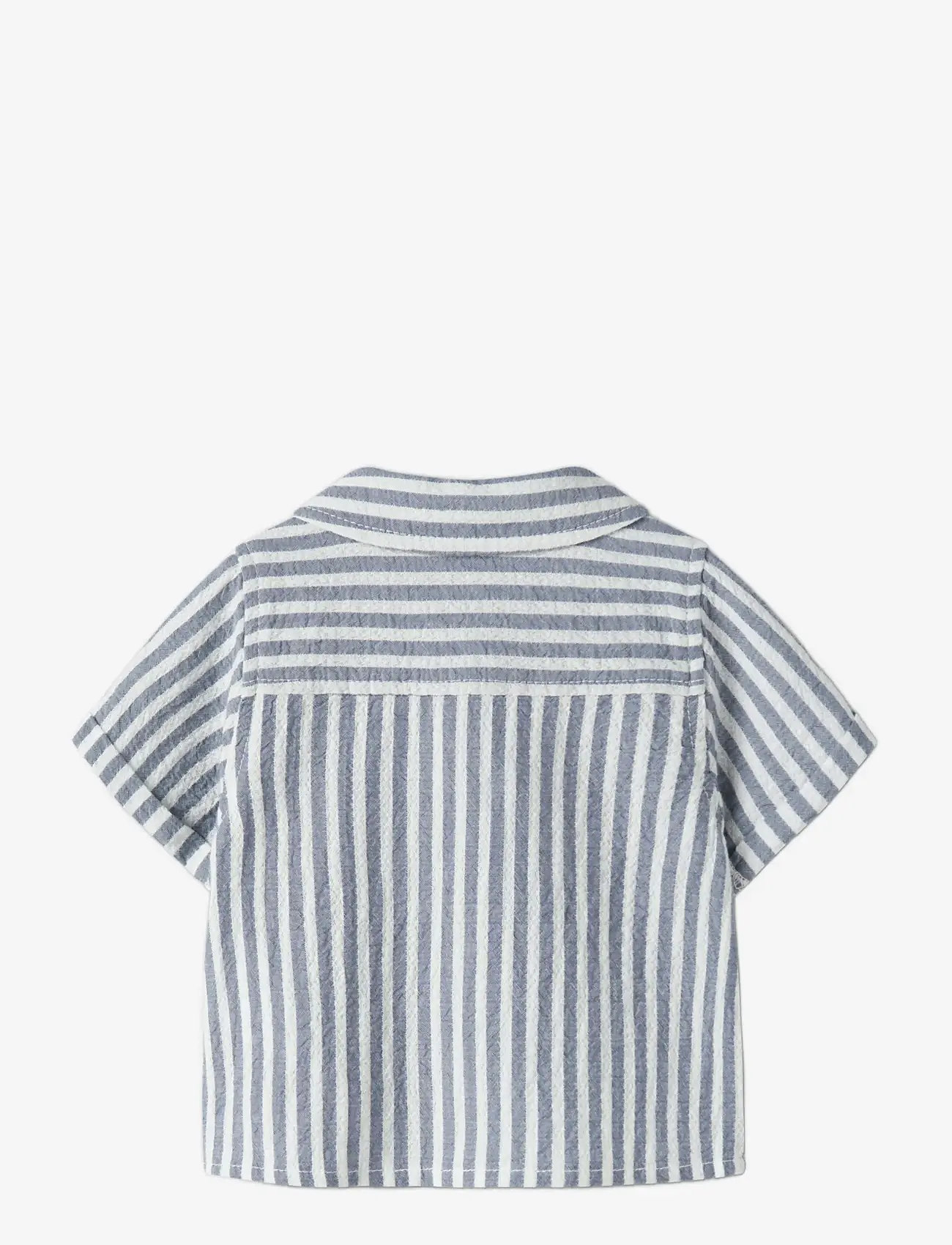 name it - NBMFEDENIS SS SHIRT - kortärmade skjortor - vintage indigo - 1