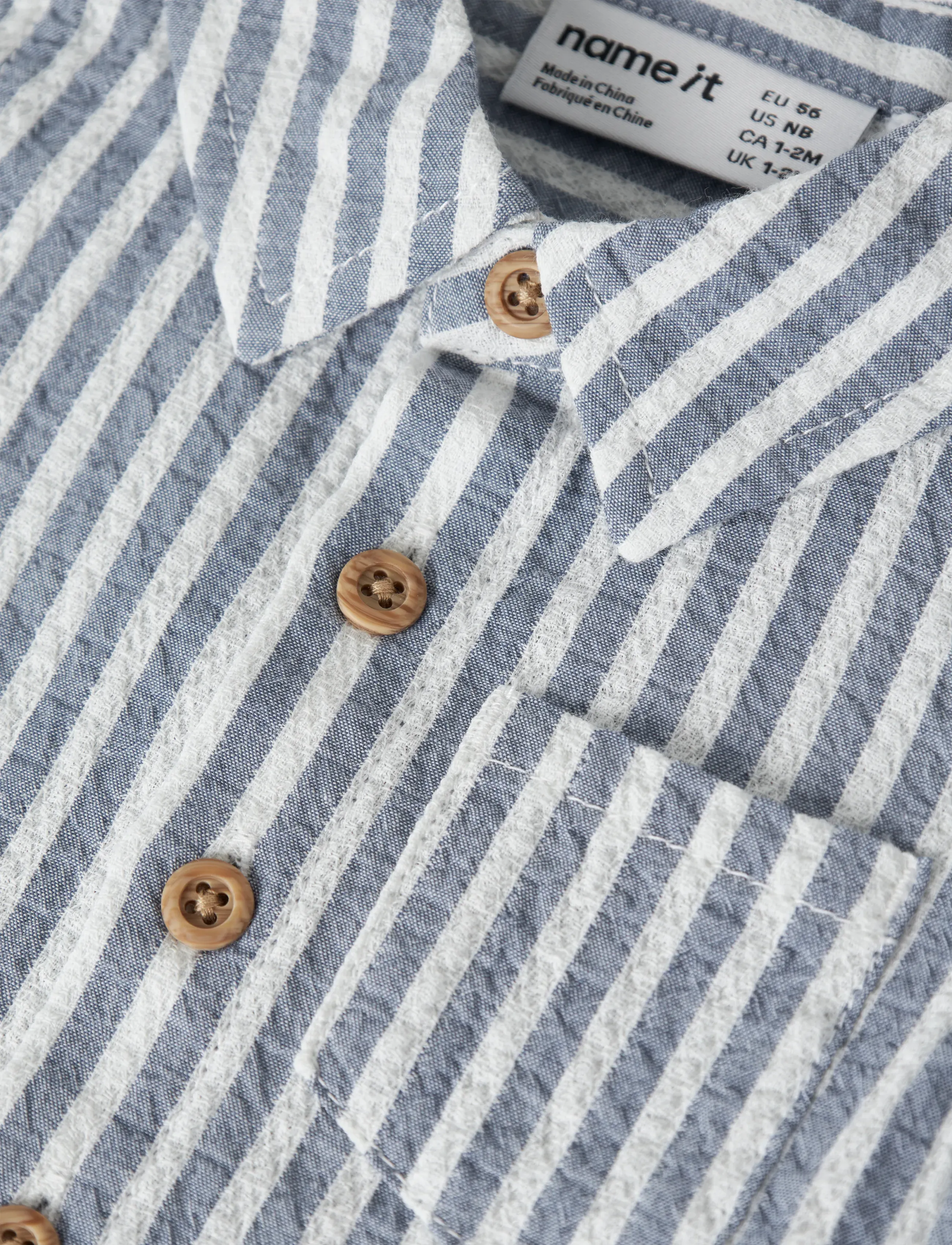 name it - NBMFEDENIS SS SHIRT - lühikeste varrukatega särgid - vintage indigo - 3
