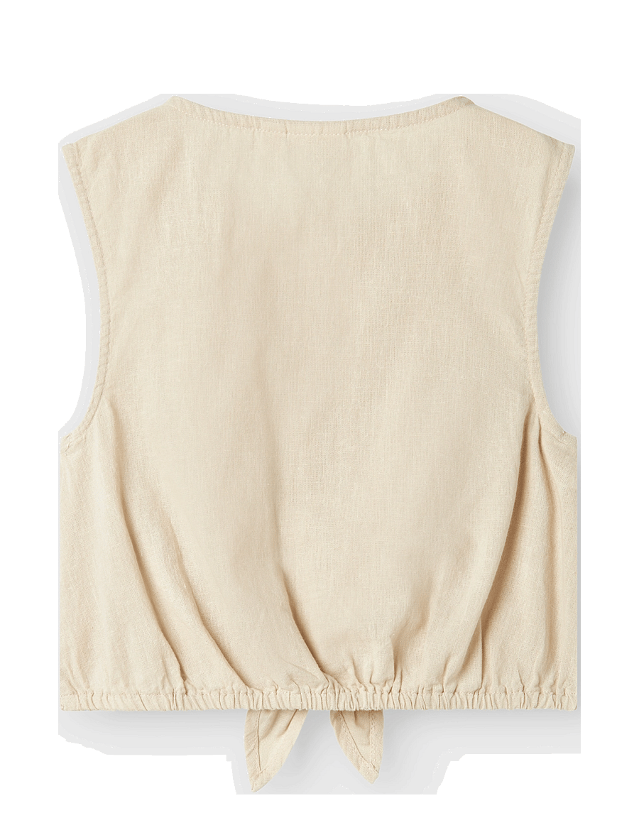 name it - NMFFALINNEN SL TOP - blusen & tuniken - peyote - 3