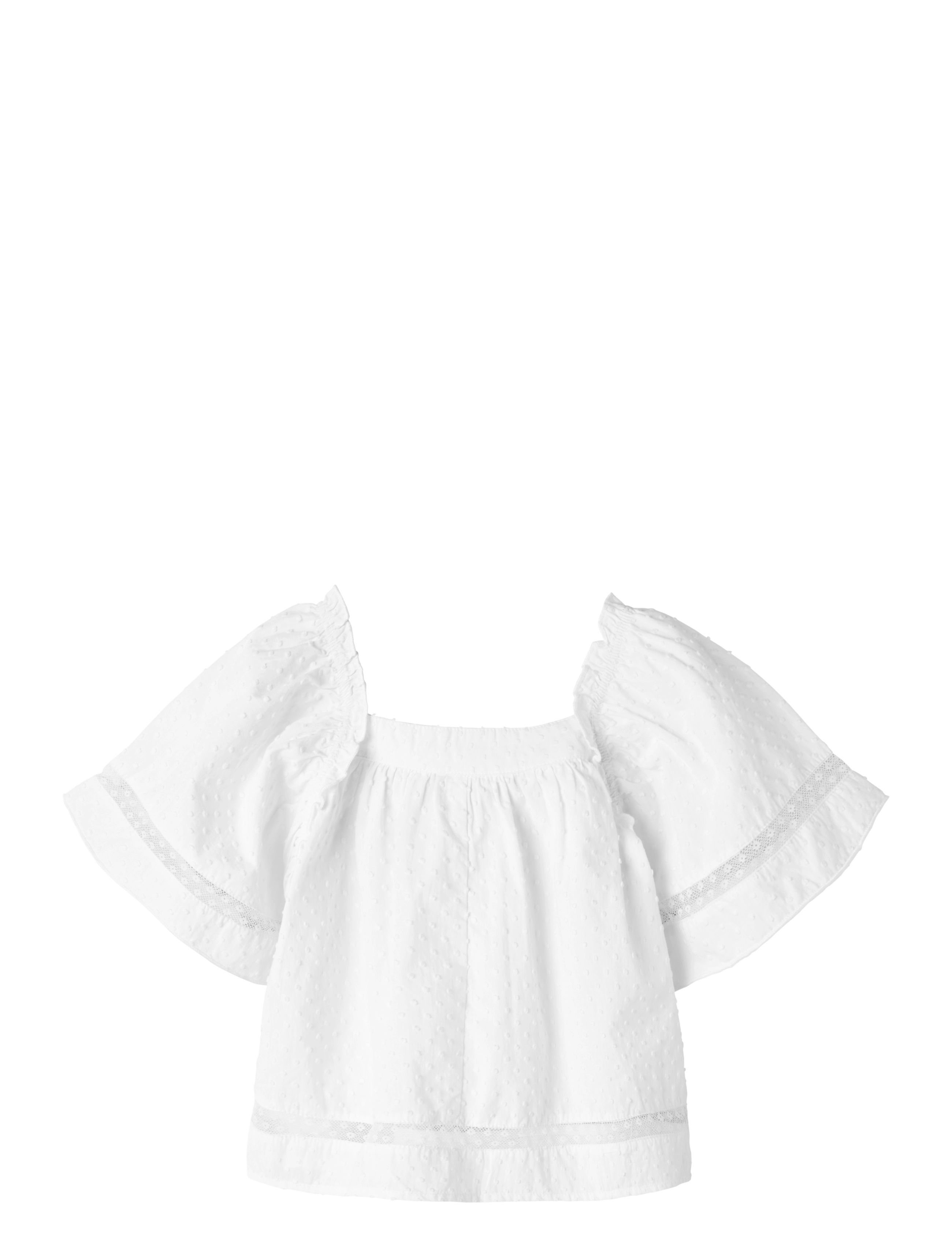 name it NMFFATIDIAS SS TOP - Blusen & Tuniken - BRIGHT WHITE / white