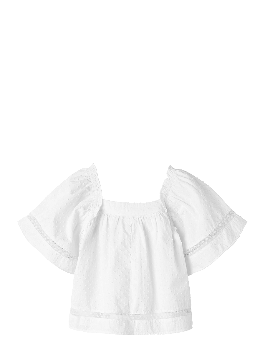 name it - NMFFATIDIAS SS TOP - palaidinės ir tunikos - bright white - 0
