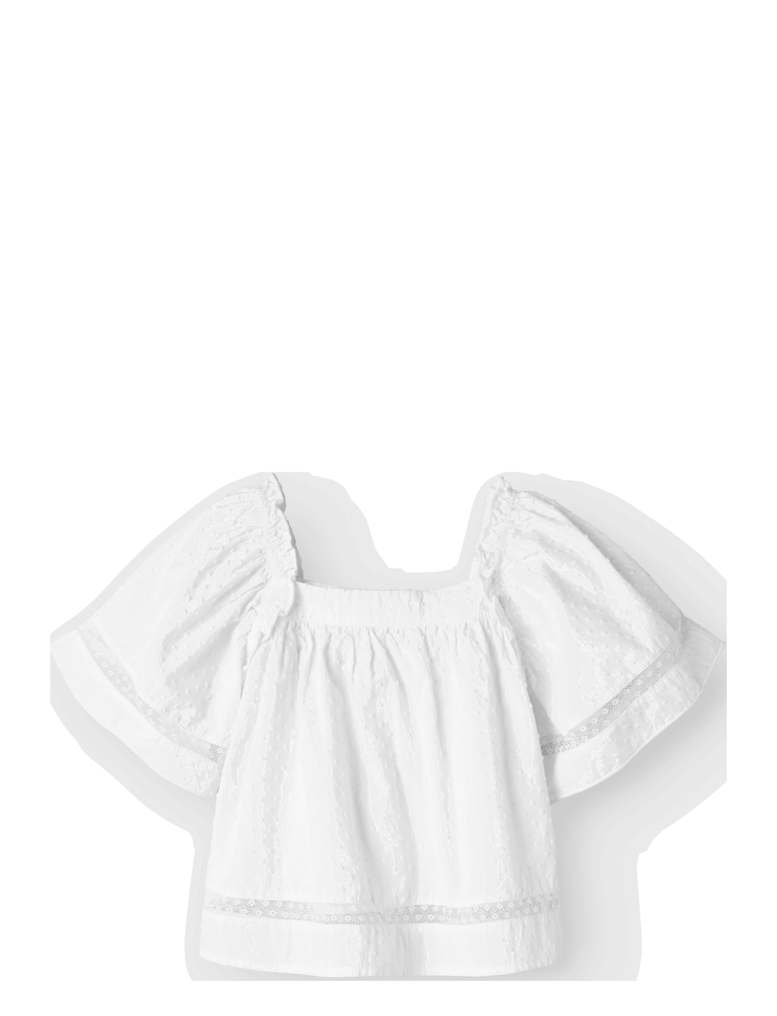 name it - NMFFATIDIAS SS TOP - sommerschnäppchen - bright white - 1