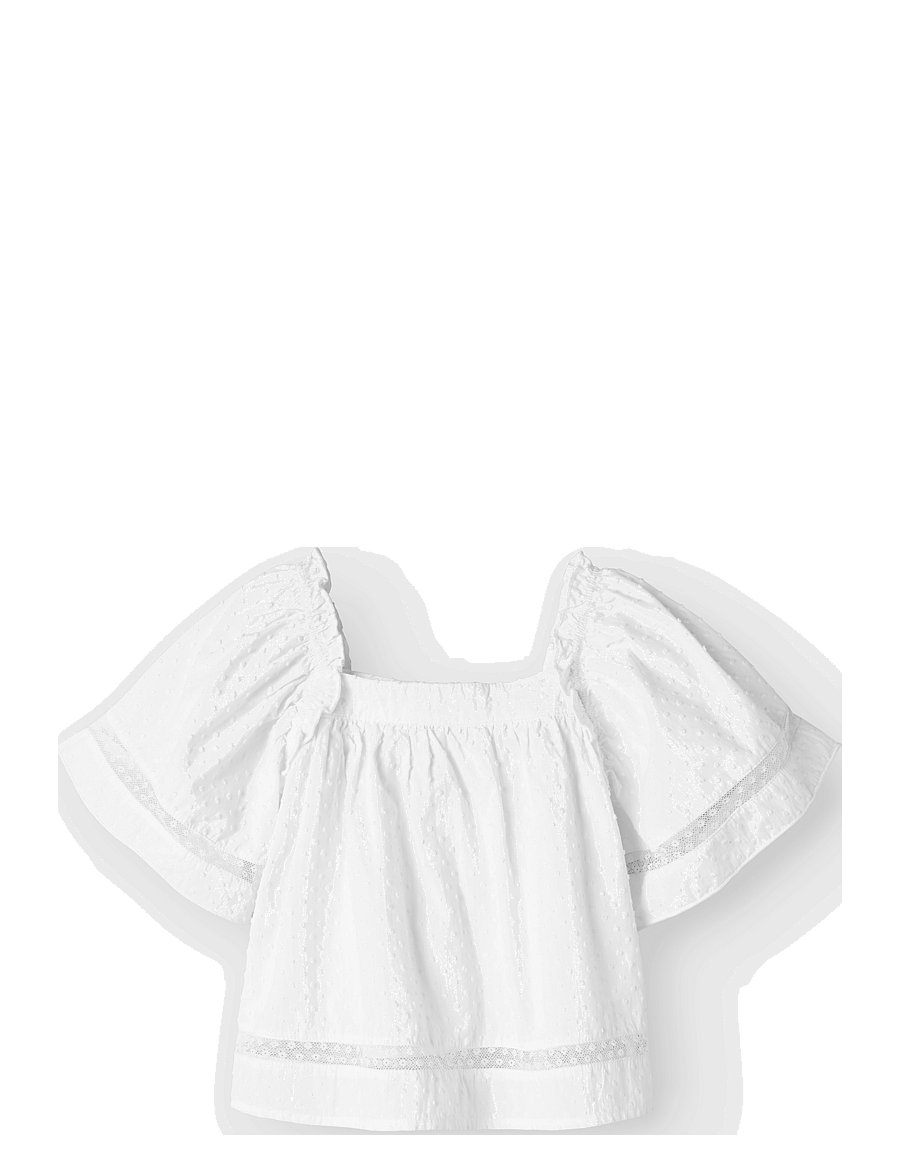 name it - NMFFATIDIAS SS TOP - palaidinės ir tunikos - bright white - 1