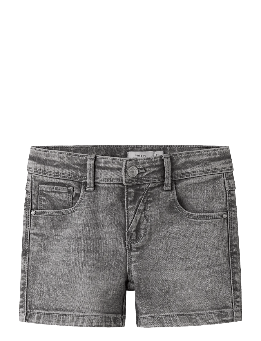 name it - NKFSALLI SLIM DNM SHORTS 5266-AU NOOS - jeansshorts - light grey denim - 0
