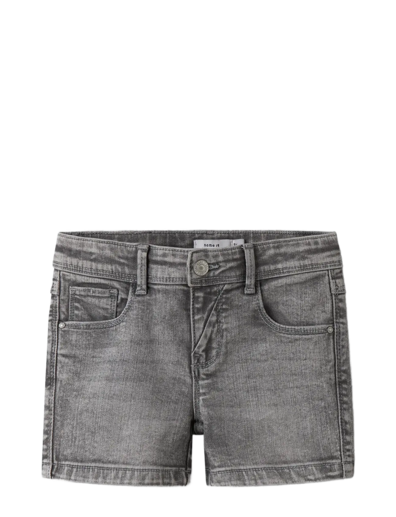 name it - NKFSALLI SLIM DNM SHORTS 5266-AU NOOS - jeansshorts - light grey denim - 2
