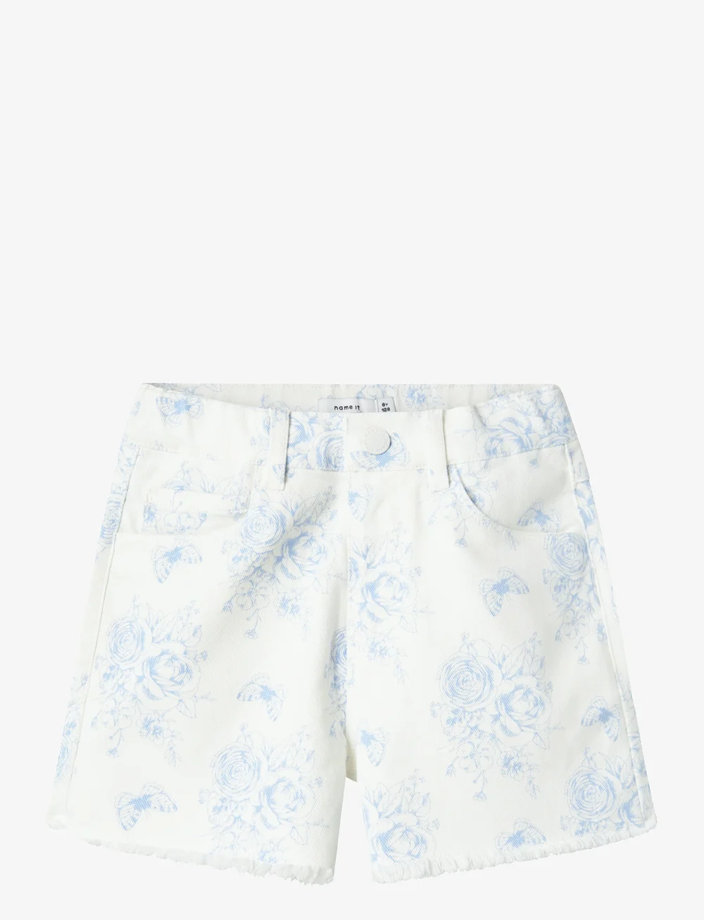 name it - NKFROSE HW MOM TWILL SHORTS 6062-YF F - jeansshorts - bright white - 0