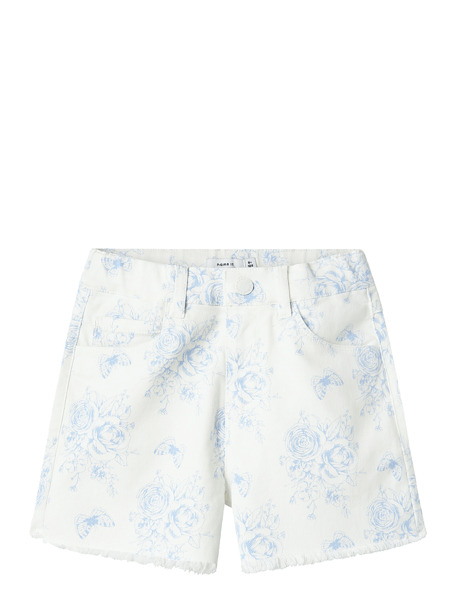 name it - NKFROSE HW MOM TWILL SHORTS 6062-YF F - jeansshorts - bright white - 0