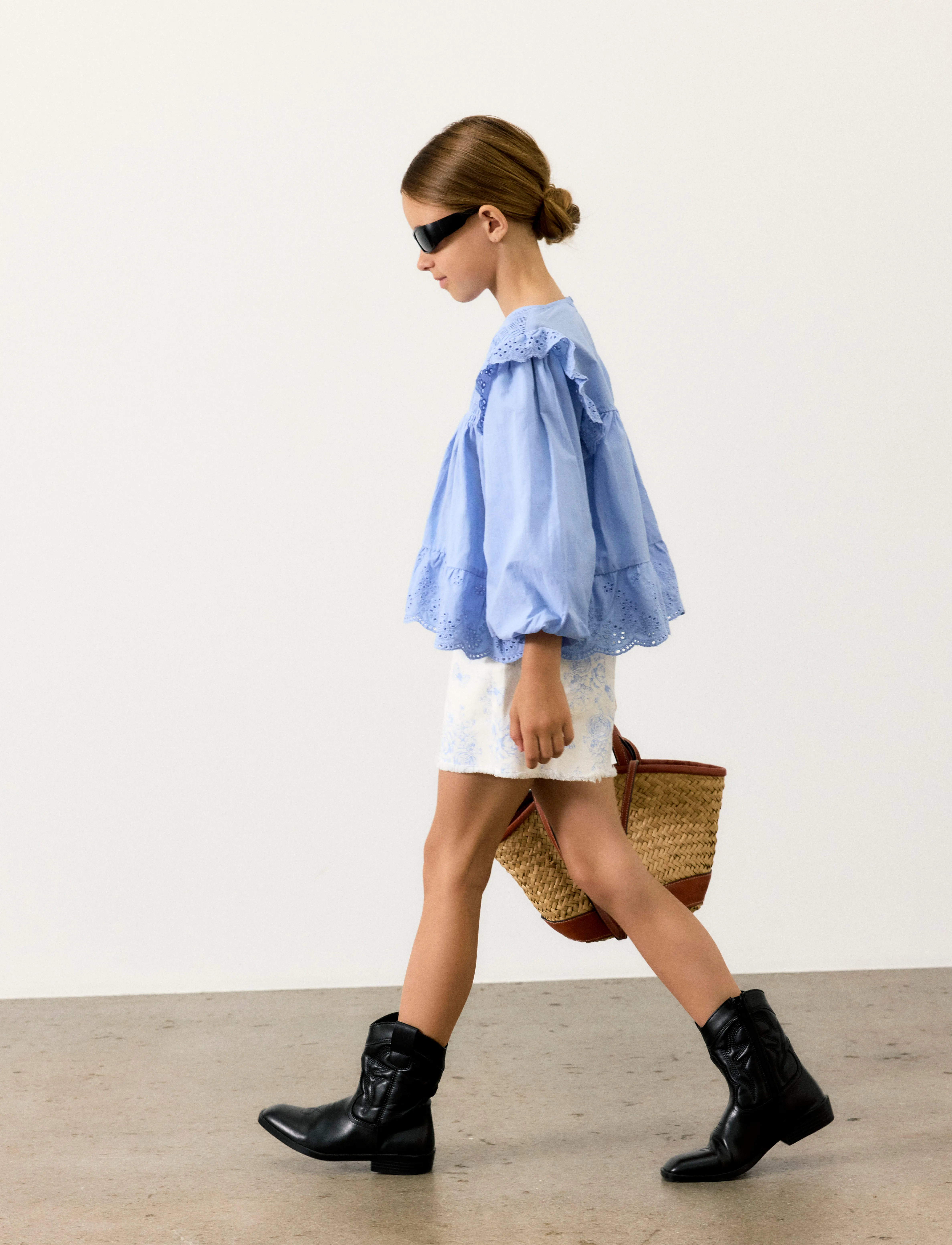 name it - NKFROSE HW MOM TWILL SHORTS 6062-YF F - bright white - 4
