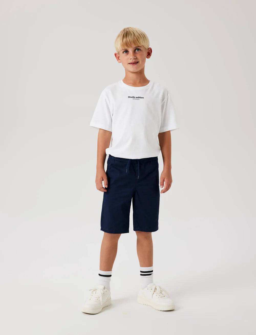 name it - NKMRYAN JOG L TWILL SHORTS 7001-TF NOOS - casual shorts - navy blazer - 2