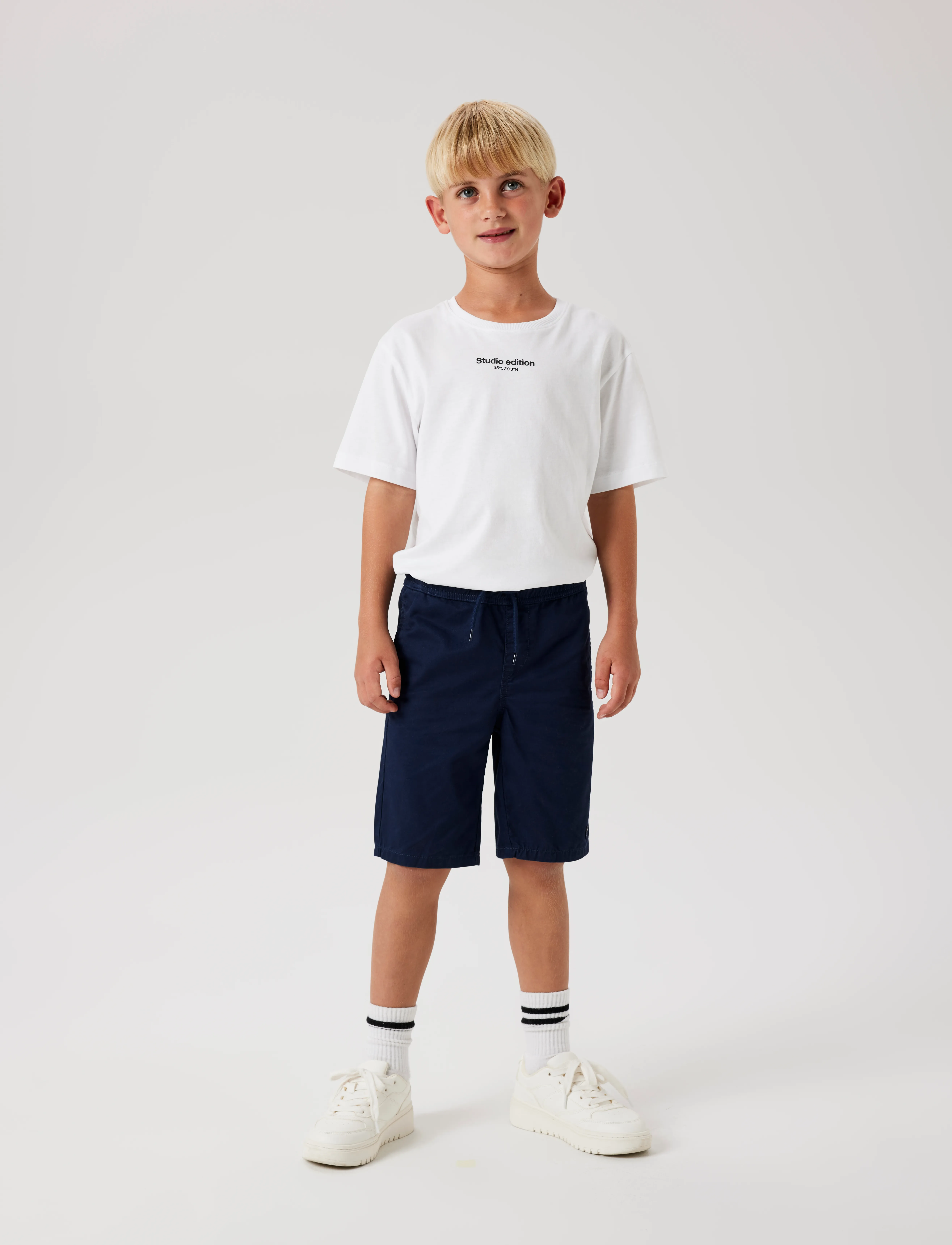name it - NKMRYAN JOG L TWILL SHORTS 7001-TF NOOS - kasdienio stiliaus šortai - navy blazer - 3