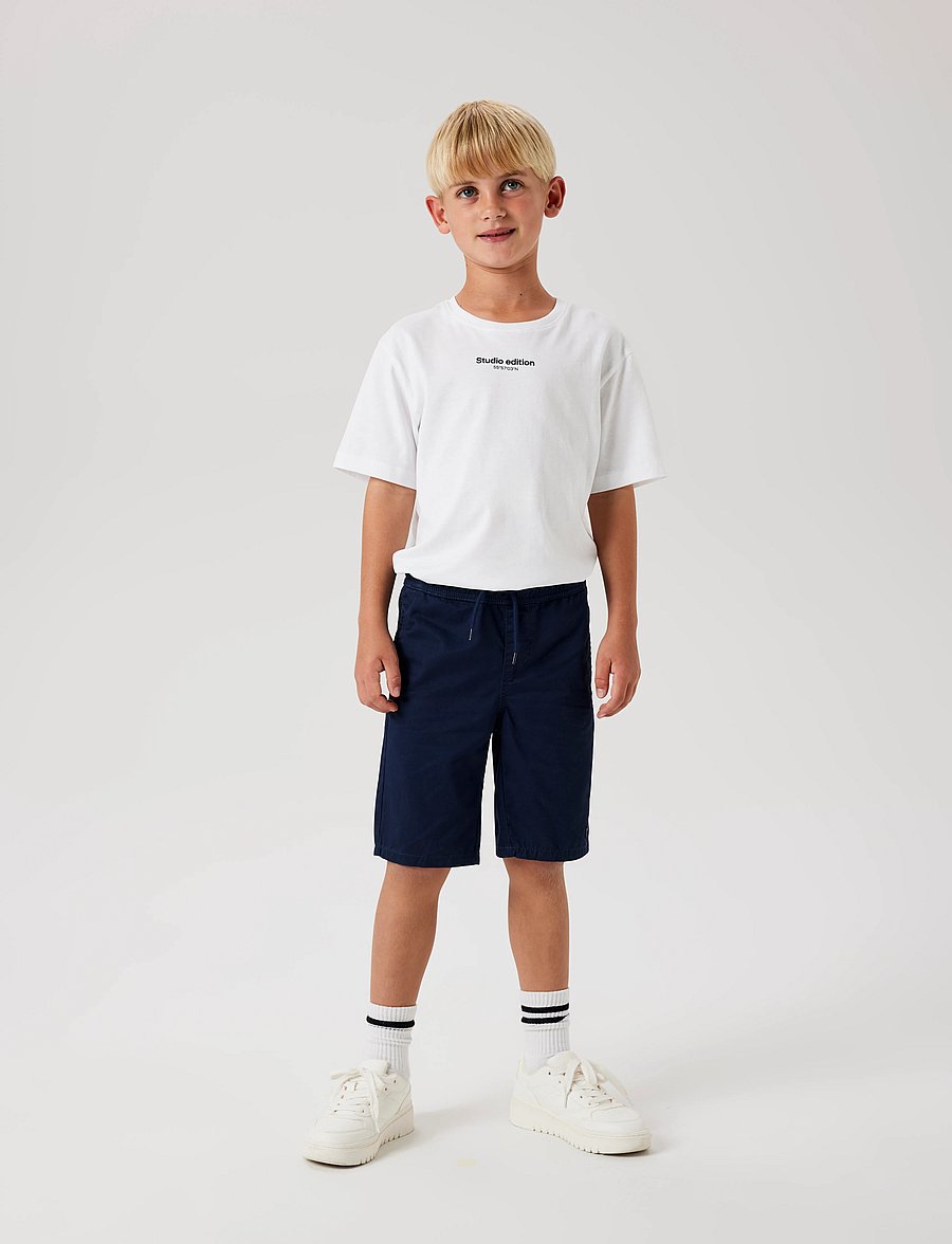 name it - NKMRYAN JOG L TWILL SHORTS 7001-TF NOOS - kasdienio stiliaus šortai - navy blazer - 3