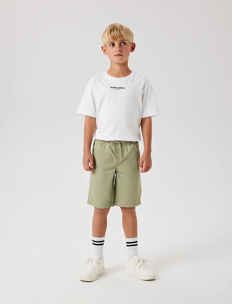 name it - NKMRYAN JOG L TWILL SHORTS 7001-TF NOOS - casual shorts - tea - 3