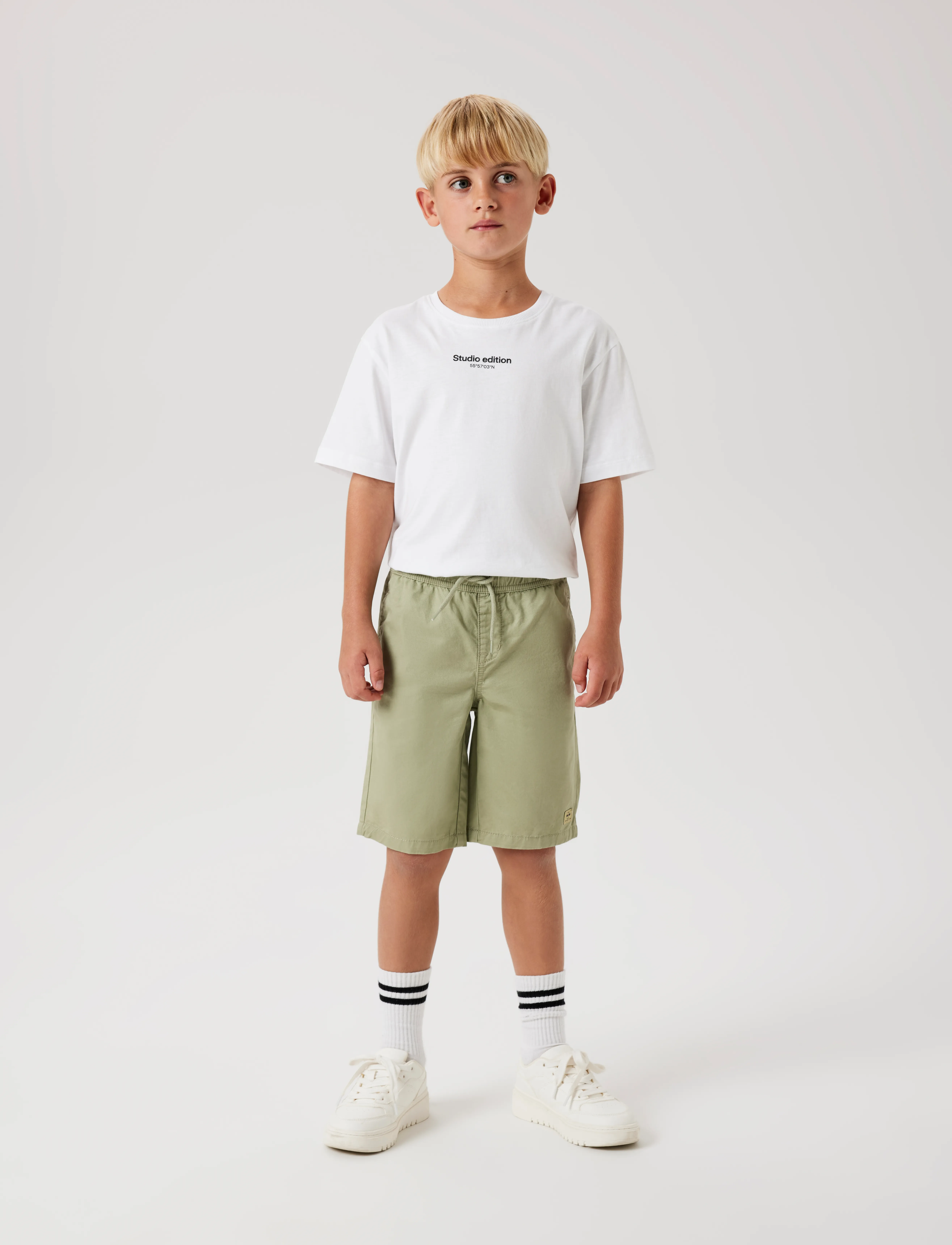 name it - NKMRYAN JOG L TWILL SHORTS 7001-TF NOOS - casual shorts - tea - 3