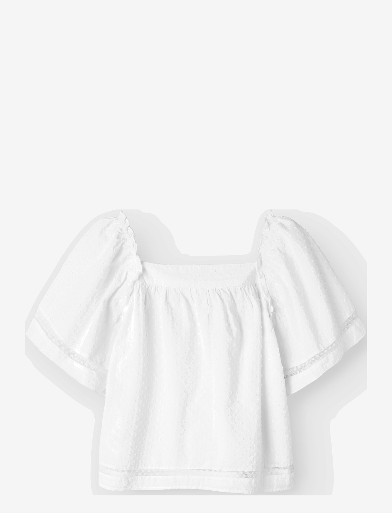 name it - NKFFATIDIAS SS TOP - bluser & tunikaer - bright white - 1