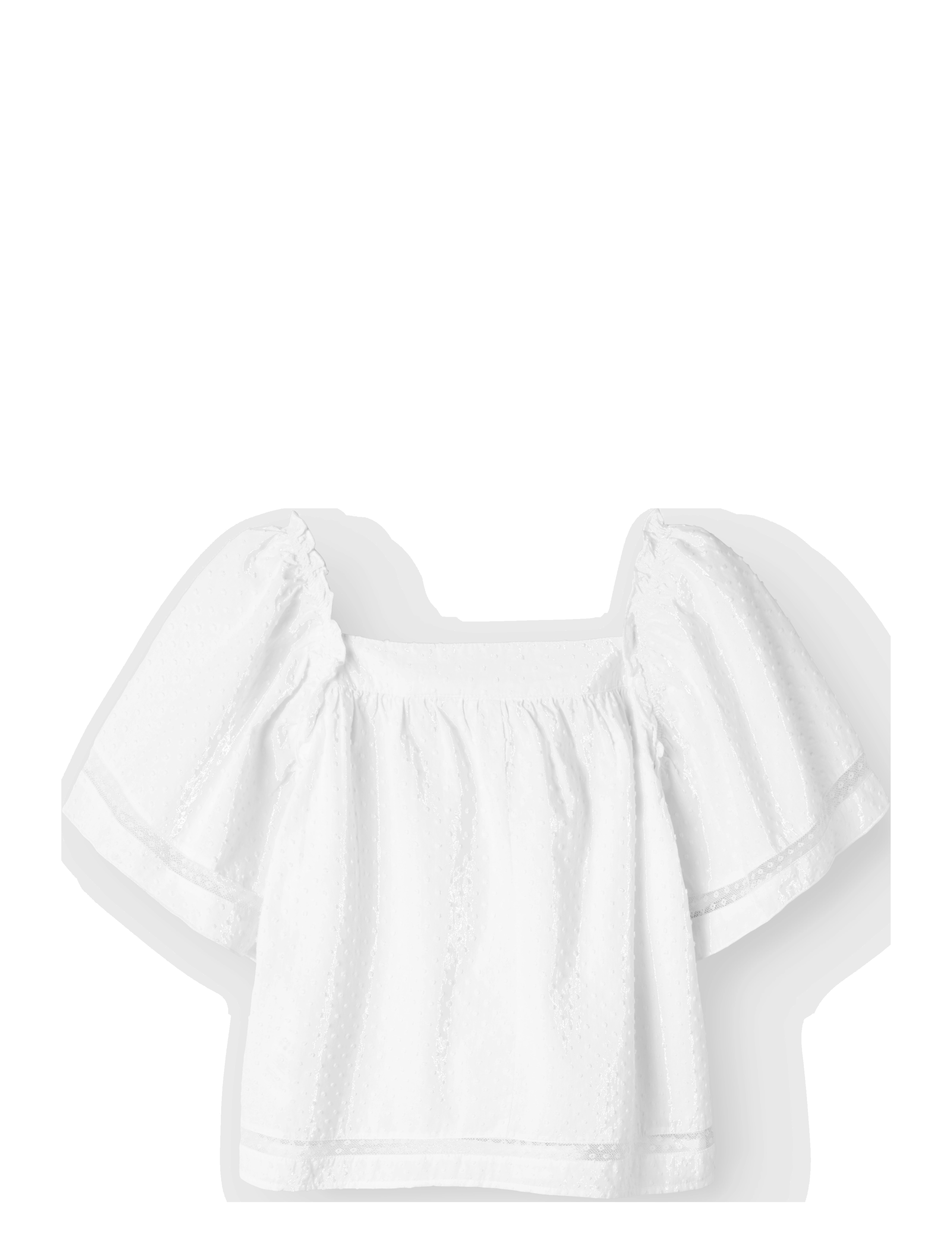 name it - NKFFATIDIAS SS TOP - sommerschnäppchen - bright white - 1